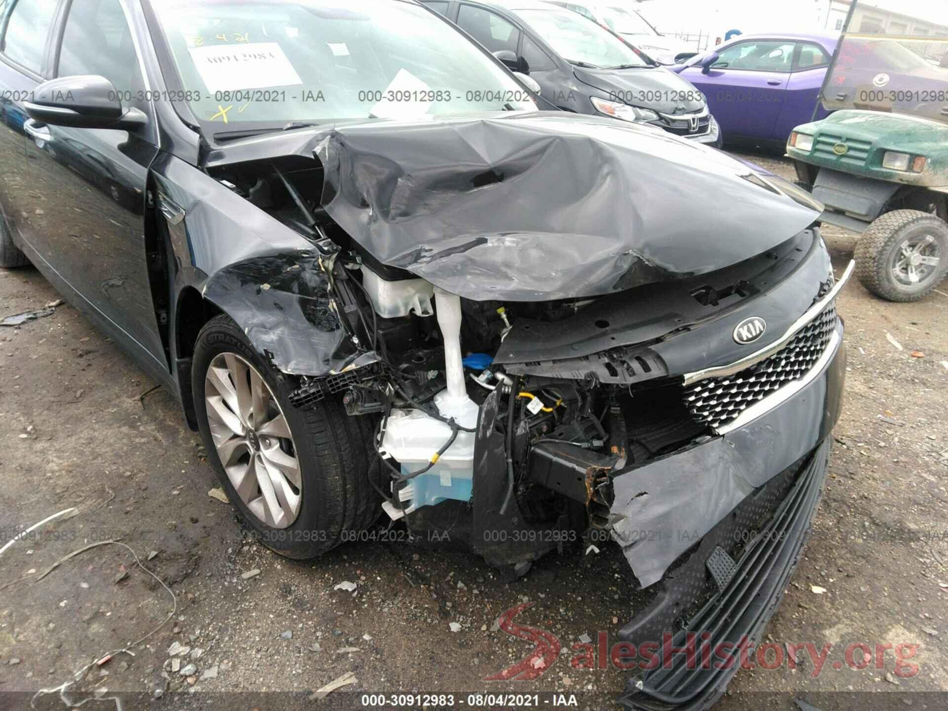 5XXGU4L37GG074704 2016 KIA OPTIMA