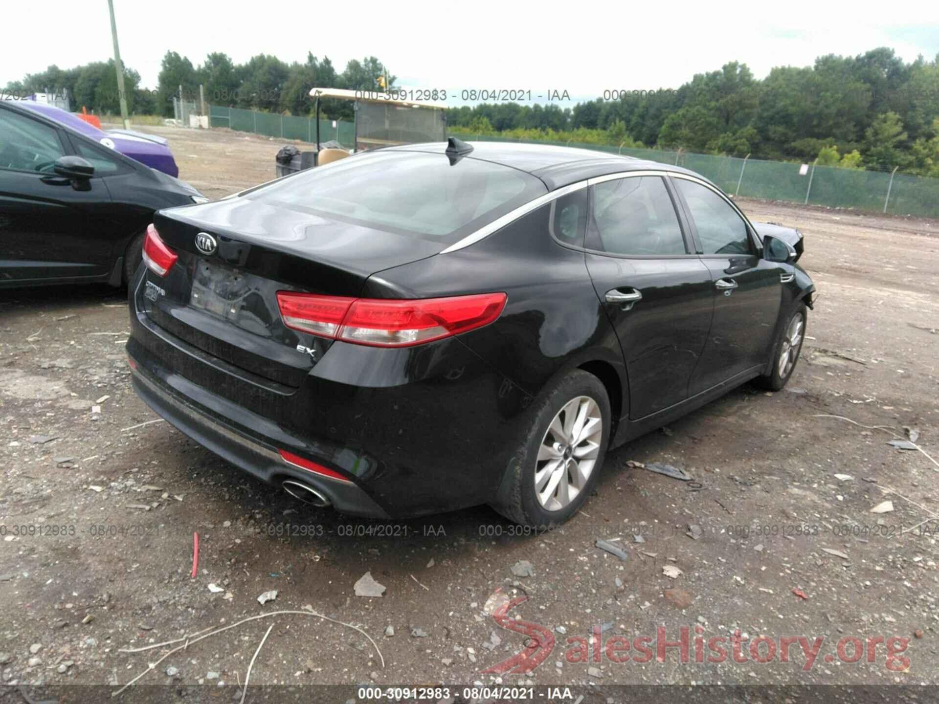 5XXGU4L37GG074704 2016 KIA OPTIMA