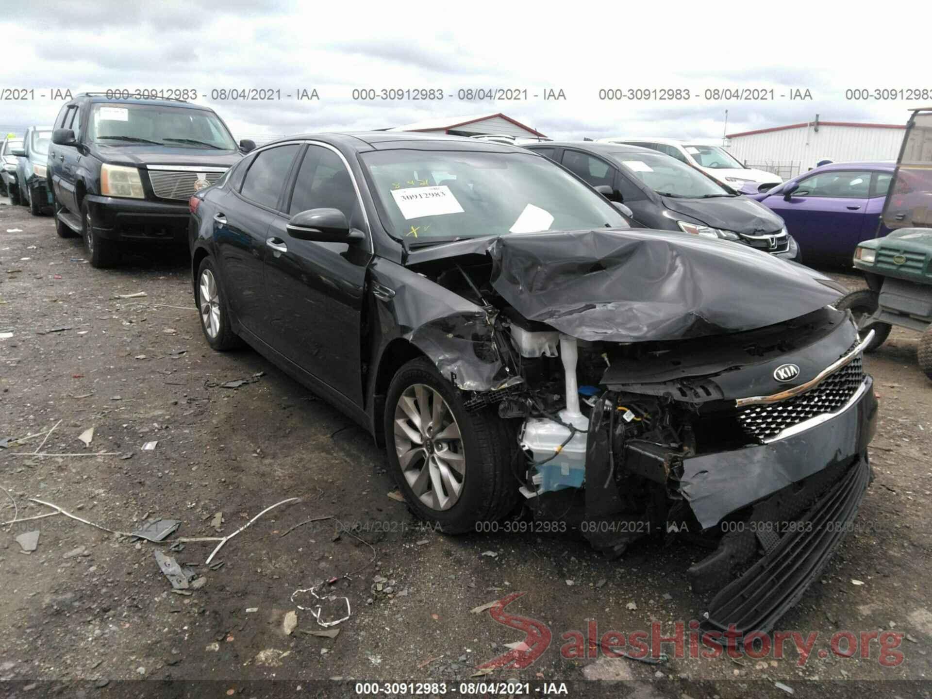 5XXGU4L37GG074704 2016 KIA OPTIMA