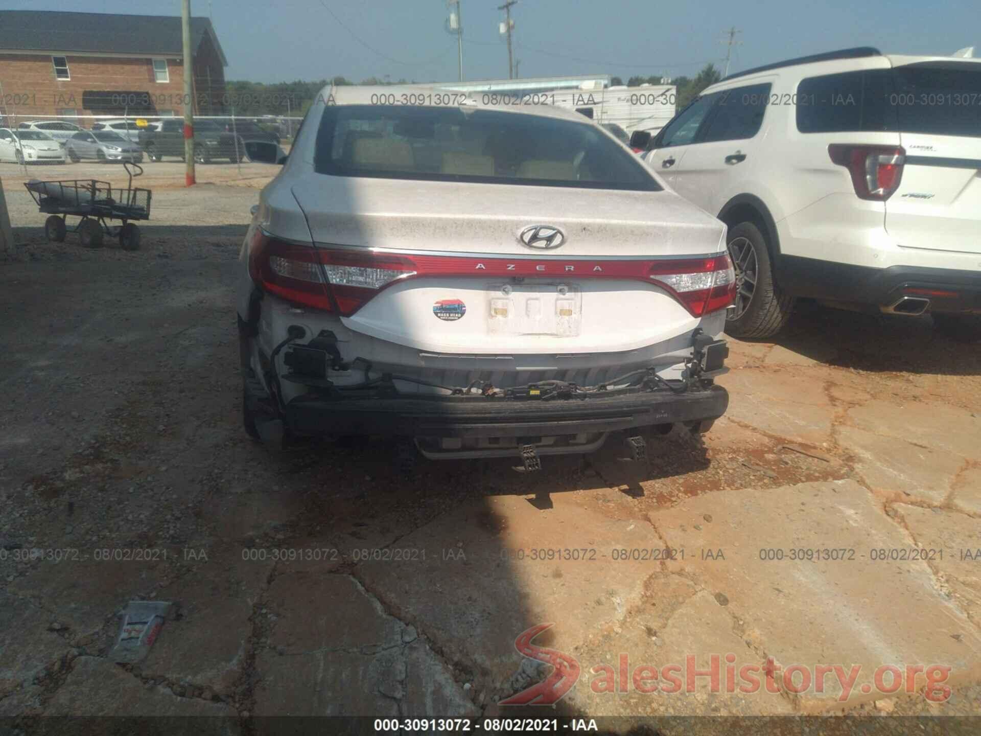 KMHFG4JGXGA504337 2016 HYUNDAI AZERA