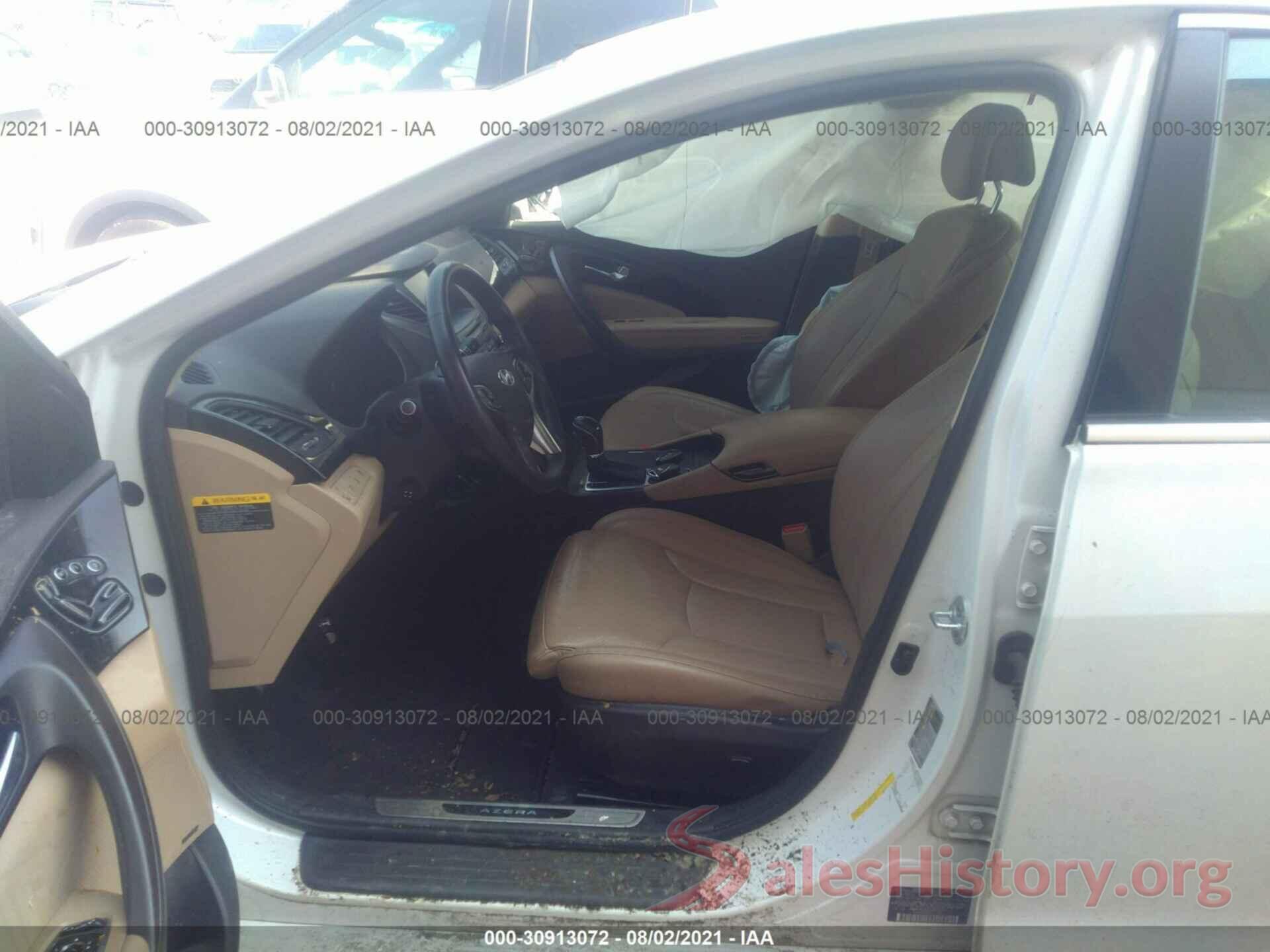 KMHFG4JGXGA504337 2016 HYUNDAI AZERA