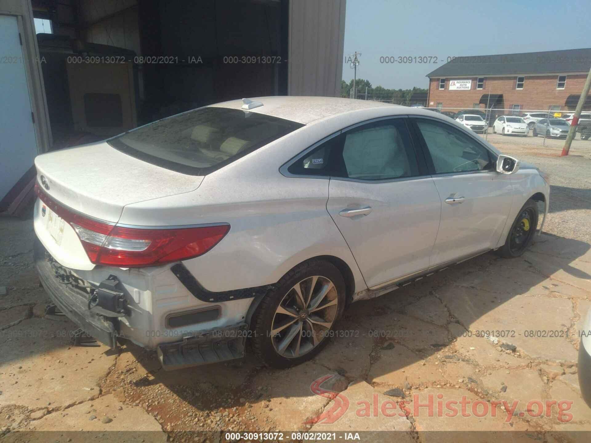 KMHFG4JGXGA504337 2016 HYUNDAI AZERA