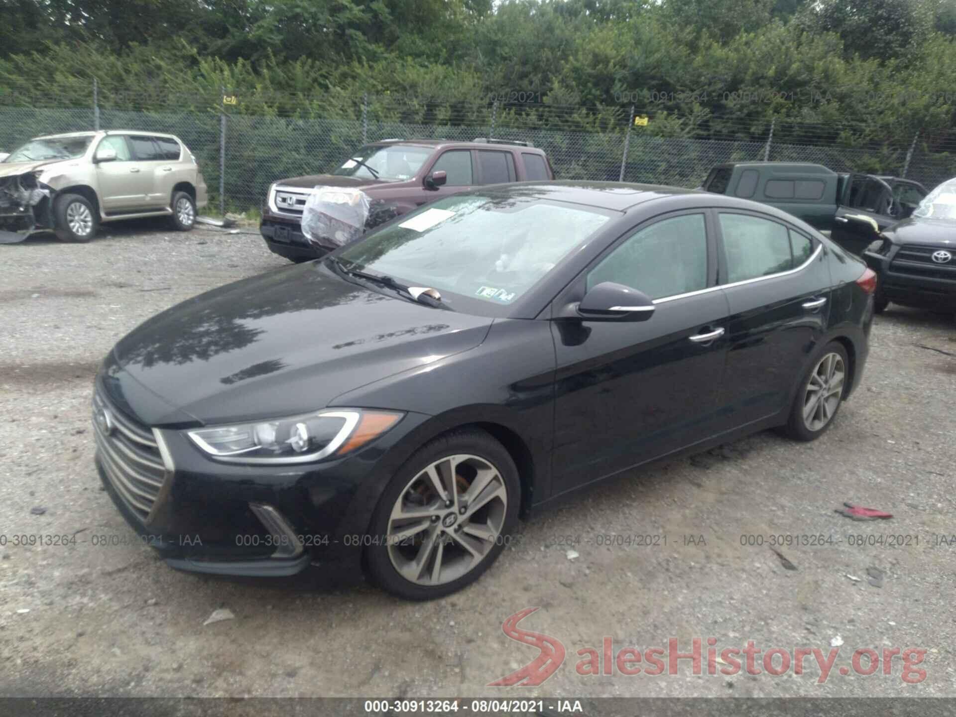 5NPD84LF7HH088318 2017 HYUNDAI ELANTRA