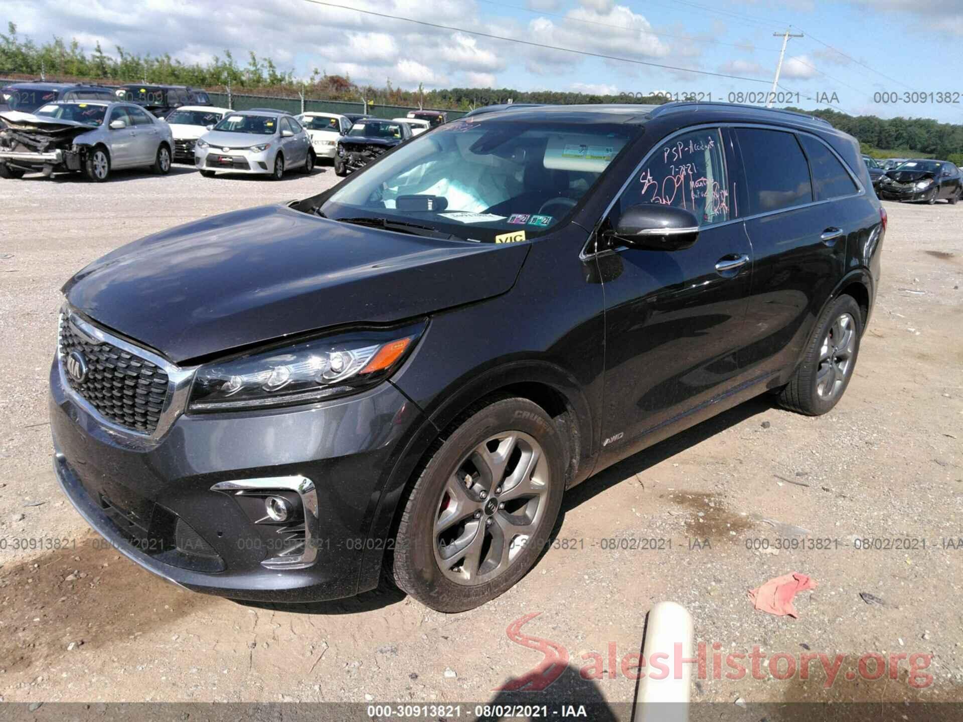 5XYPKDA52KG540604 2019 KIA SORENTO