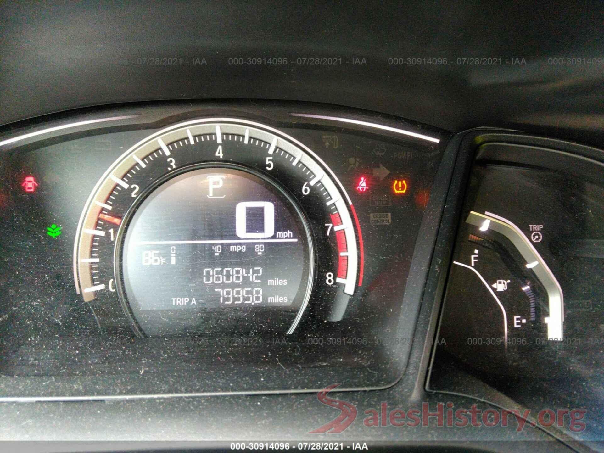 19XFC2F54GE230898 2016 HONDA CIVIC SEDAN