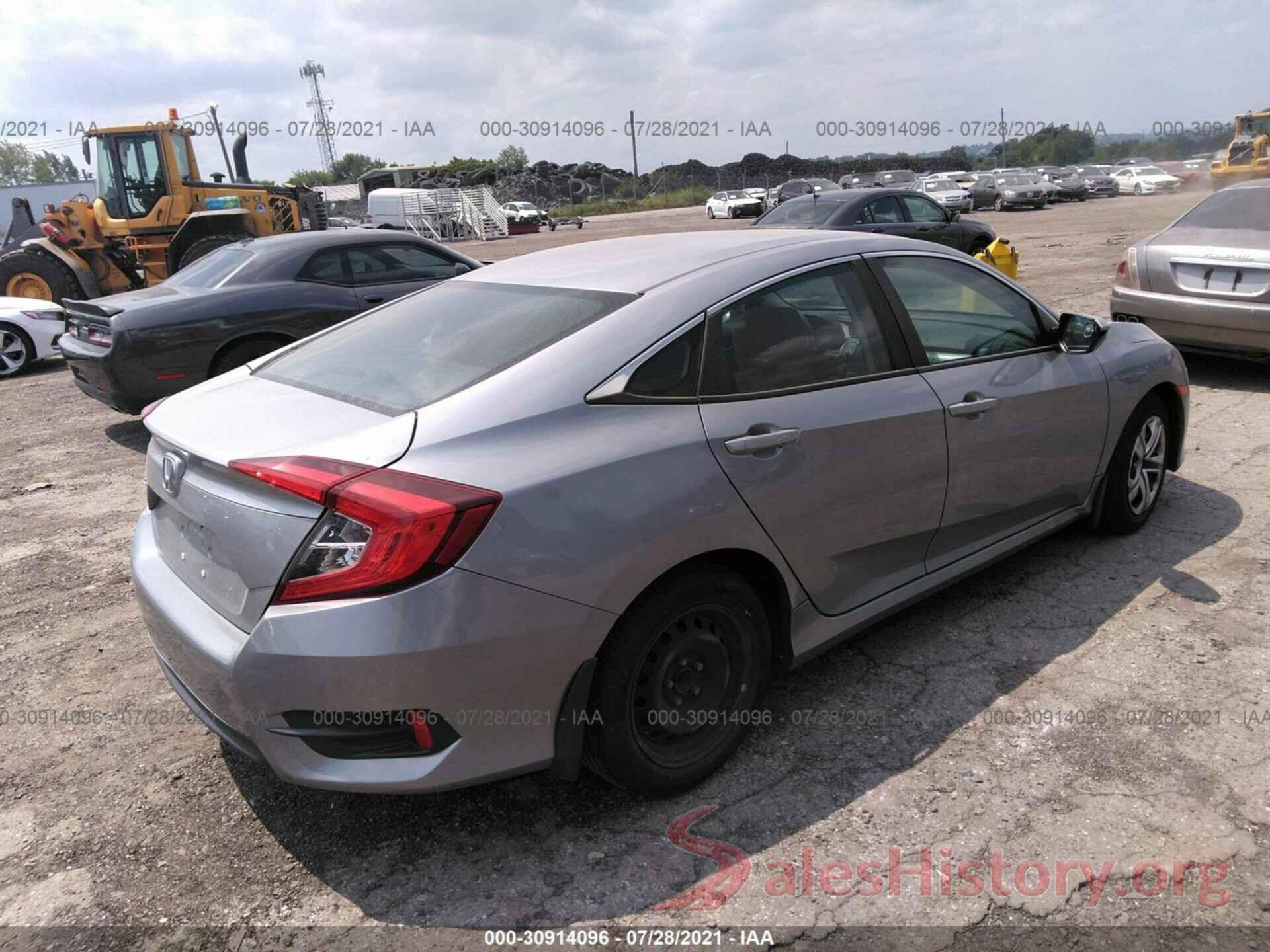 19XFC2F54GE230898 2016 HONDA CIVIC SEDAN