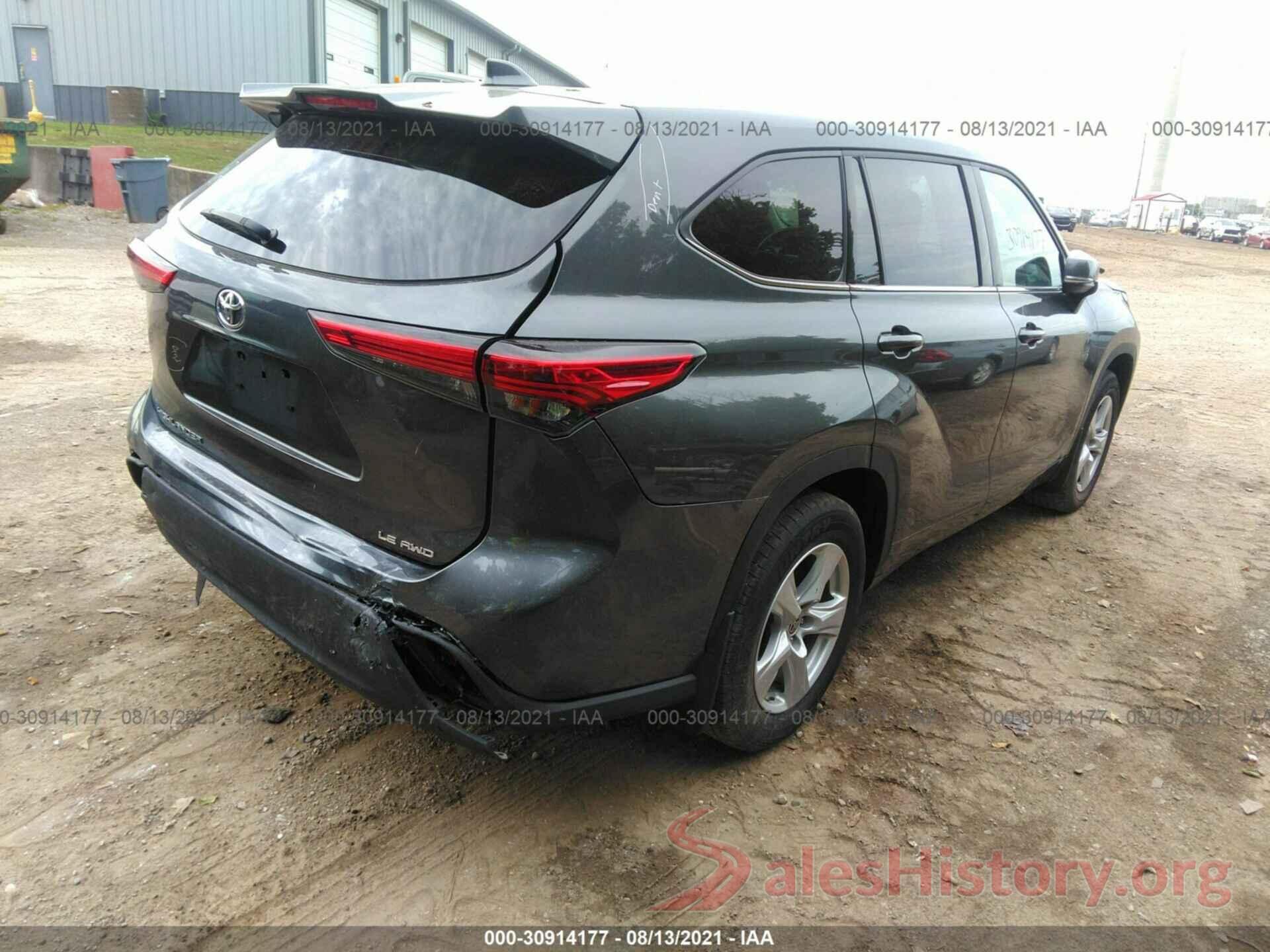 5TDBZRBH4LS004768 2020 TOYOTA HIGHLANDER