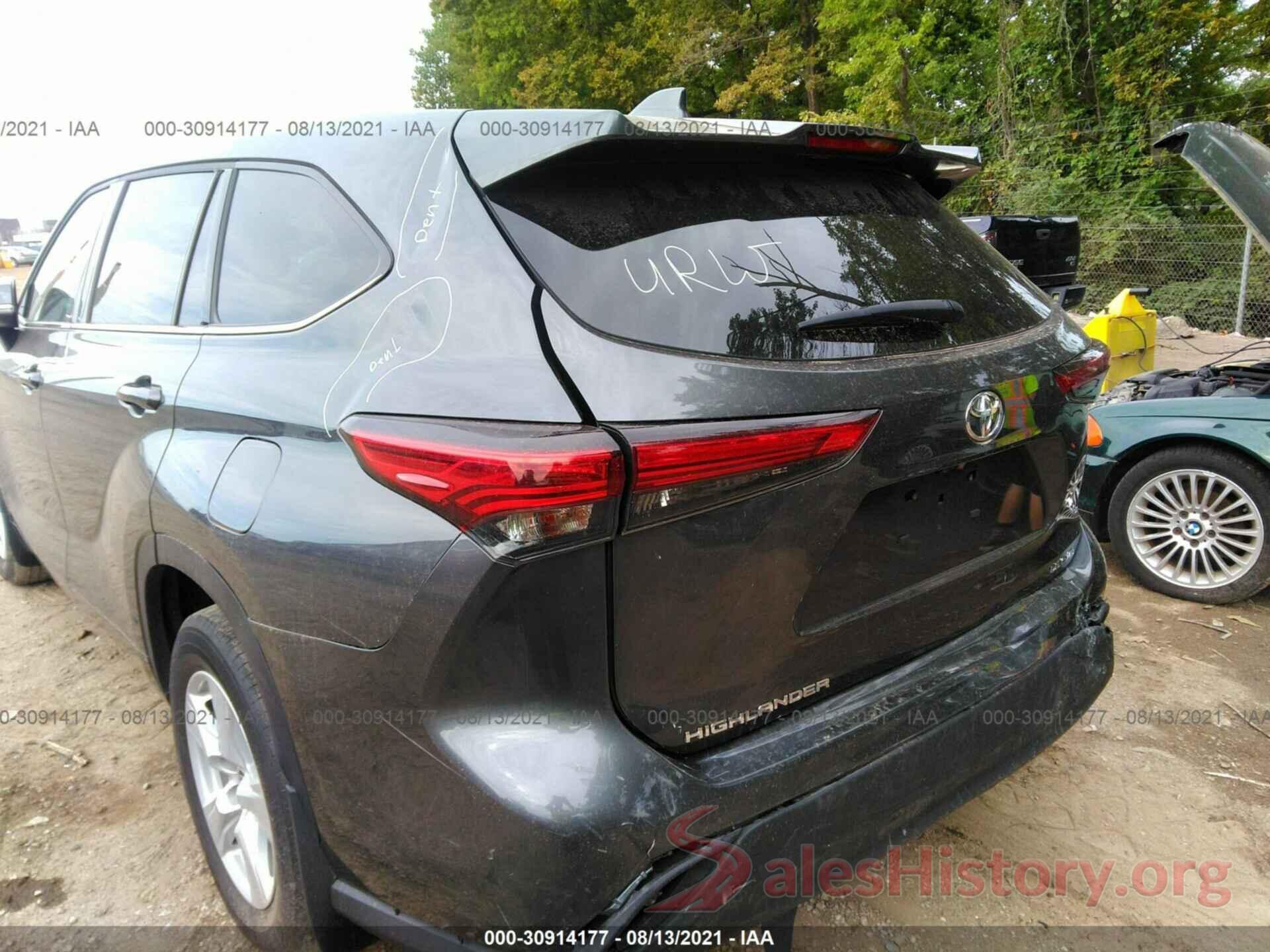 5TDBZRBH4LS004768 2020 TOYOTA HIGHLANDER