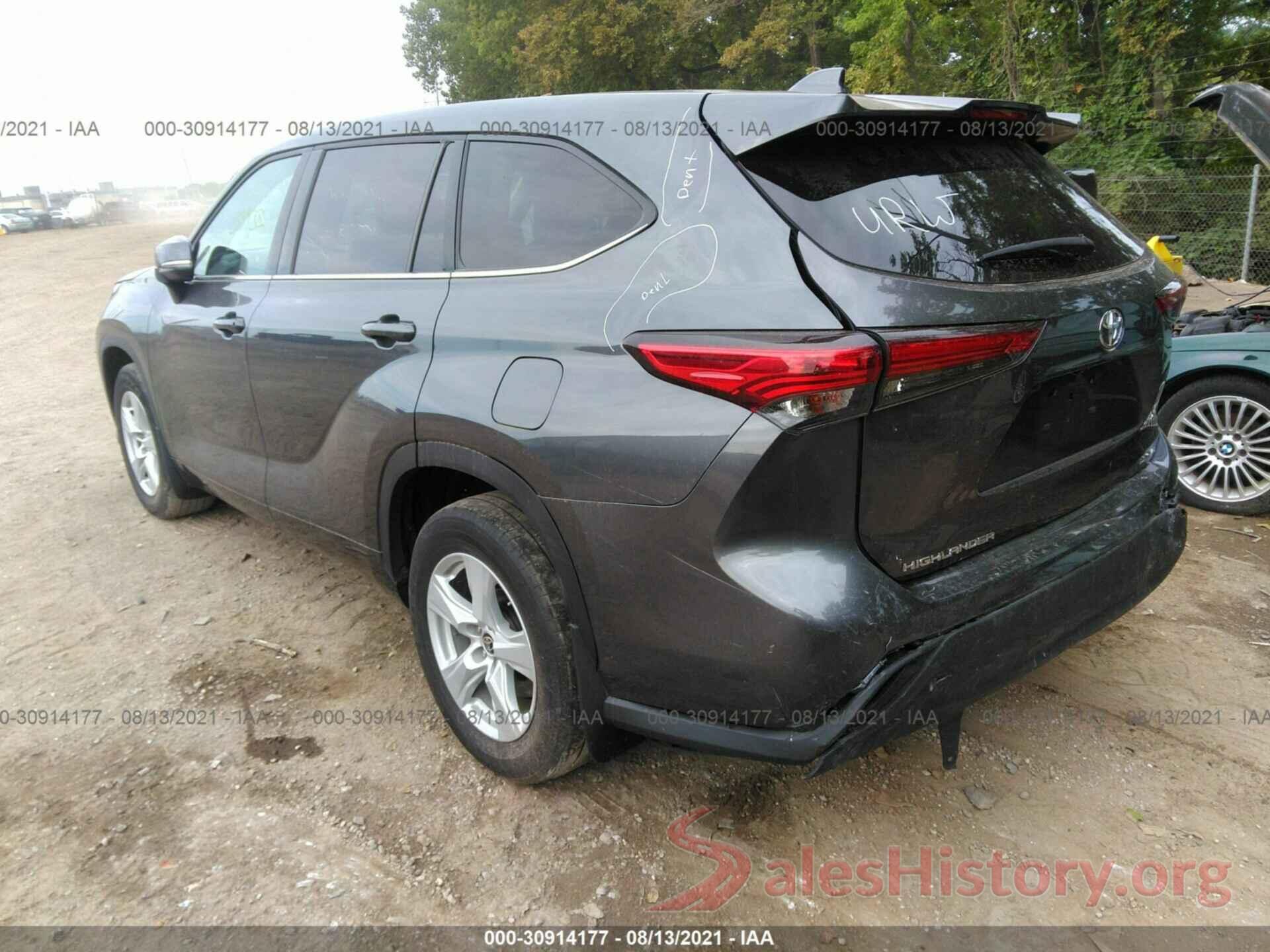 5TDBZRBH4LS004768 2020 TOYOTA HIGHLANDER