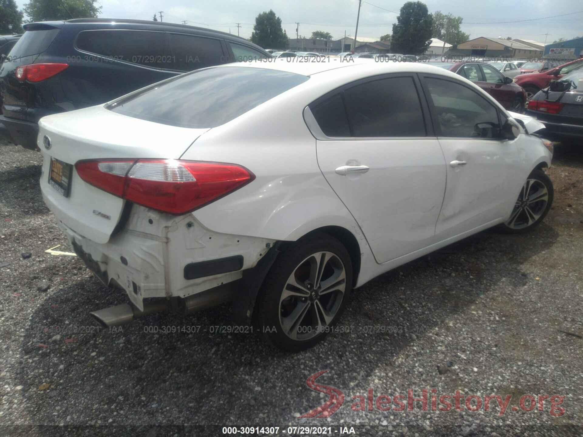 KNAFX4A82G5532104 2016 KIA FORTE