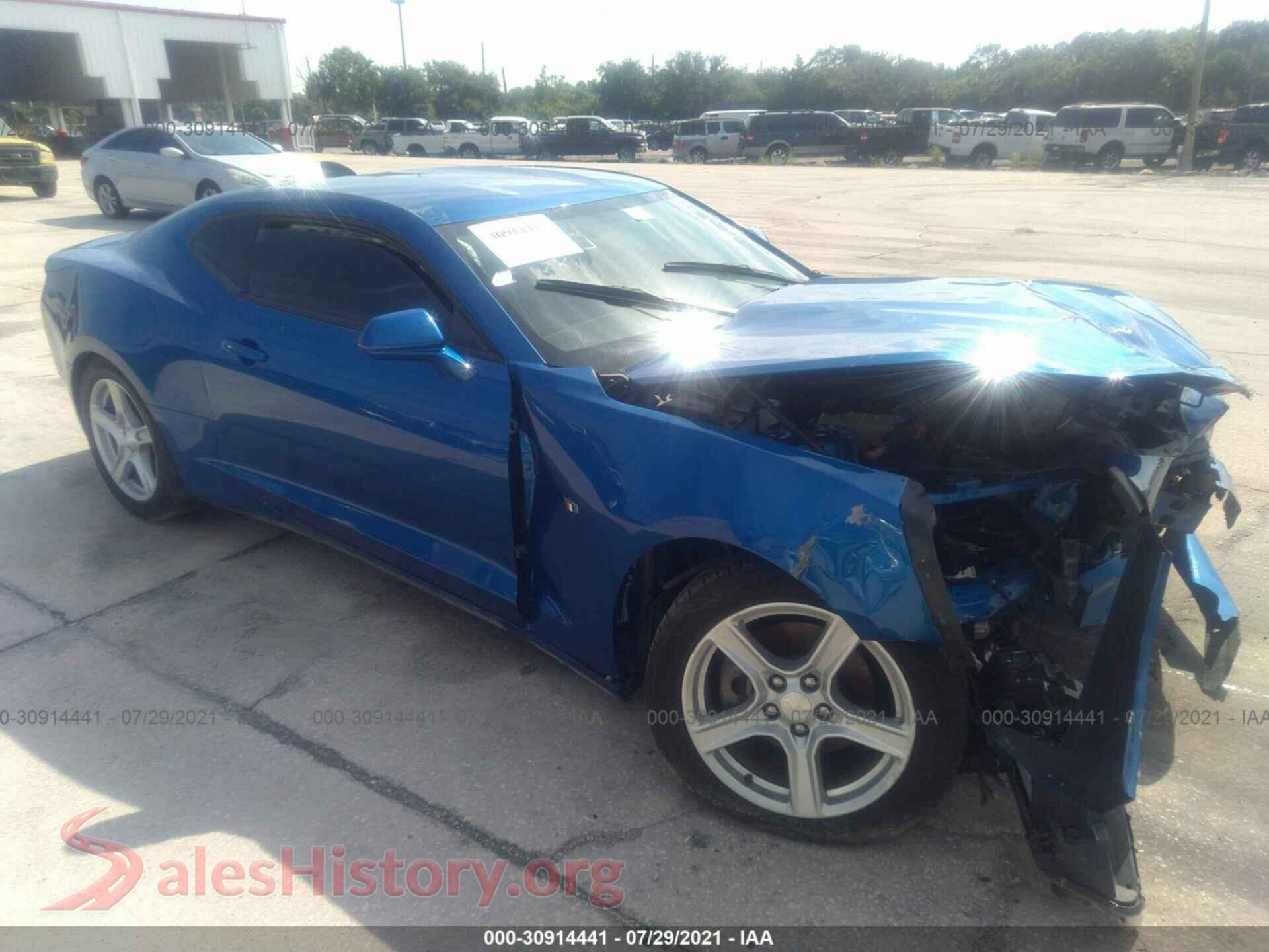 2017 CHEVROLET CAMARO VIN 1G1FB1RX2H0175610, auction photo