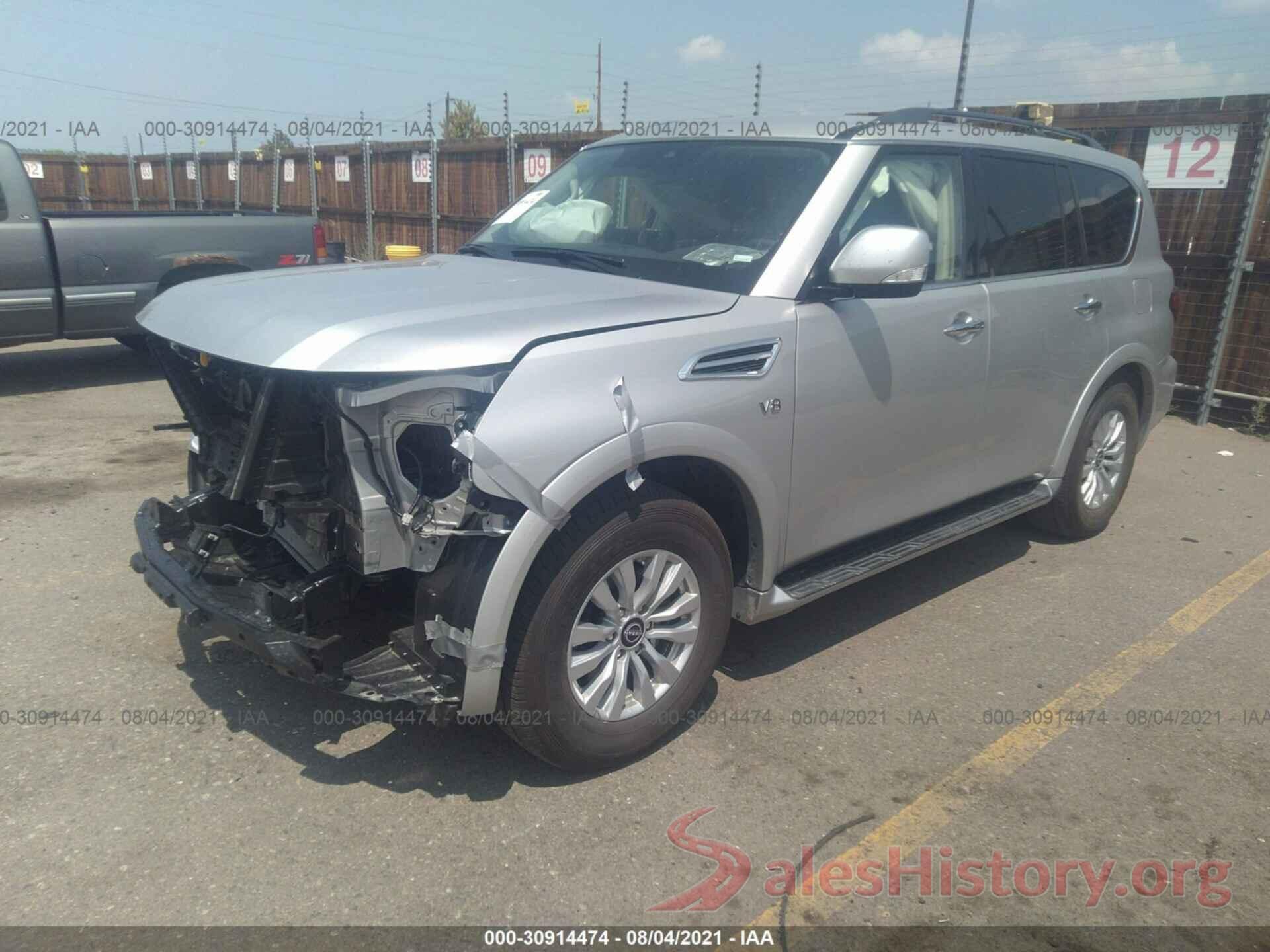 JN8AY2AD8M9662330 2021 NISSAN ARMADA