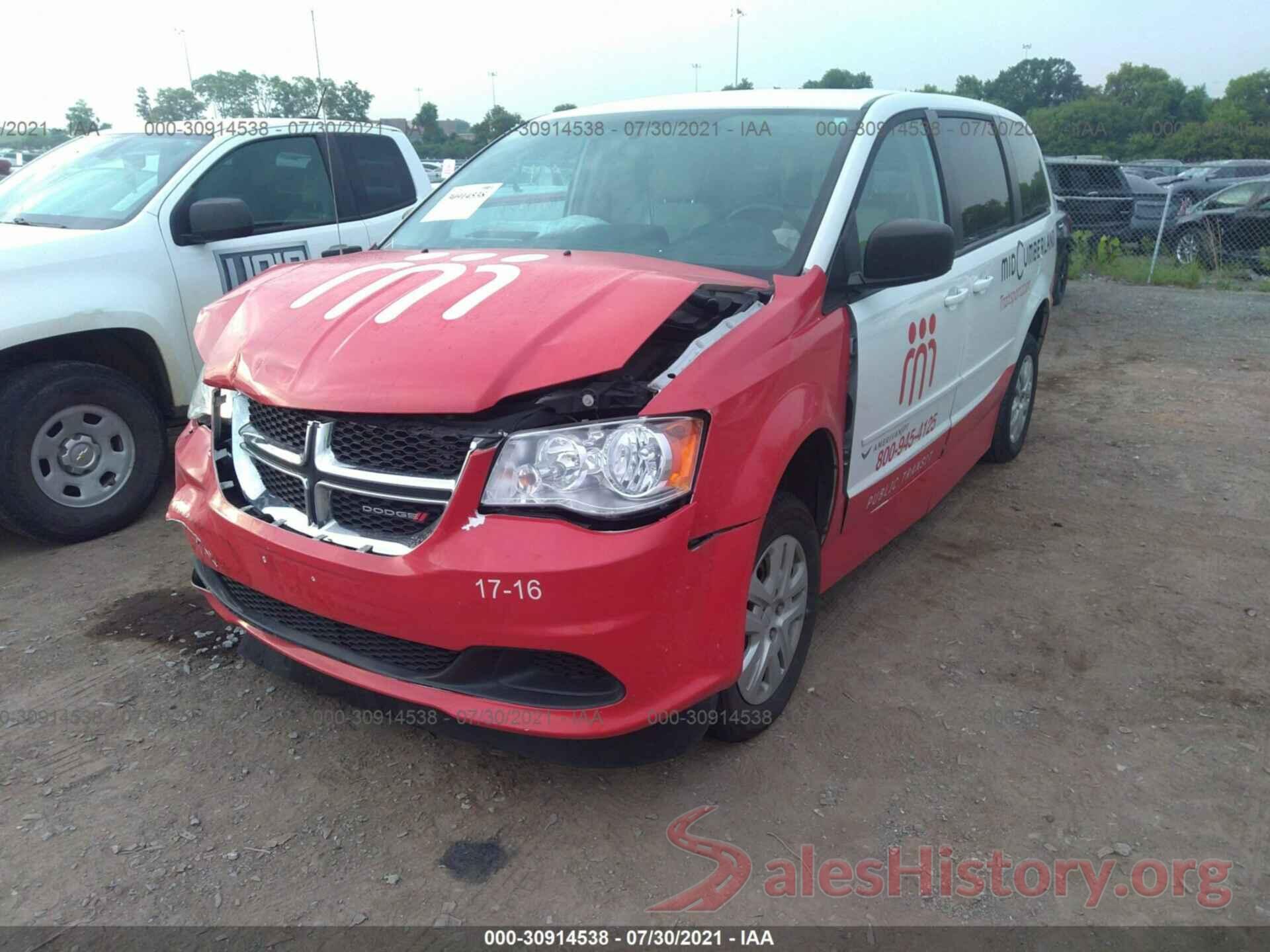 2C7WDGBGXHR742105 2017 DODGE GRAND CARAVAN