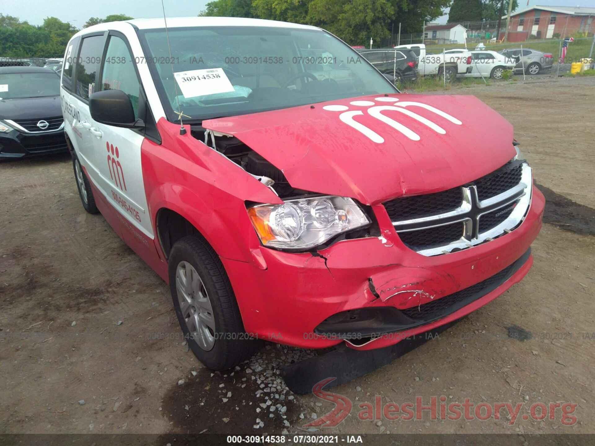 2C7WDGBGXHR742105 2017 DODGE GRAND CARAVAN