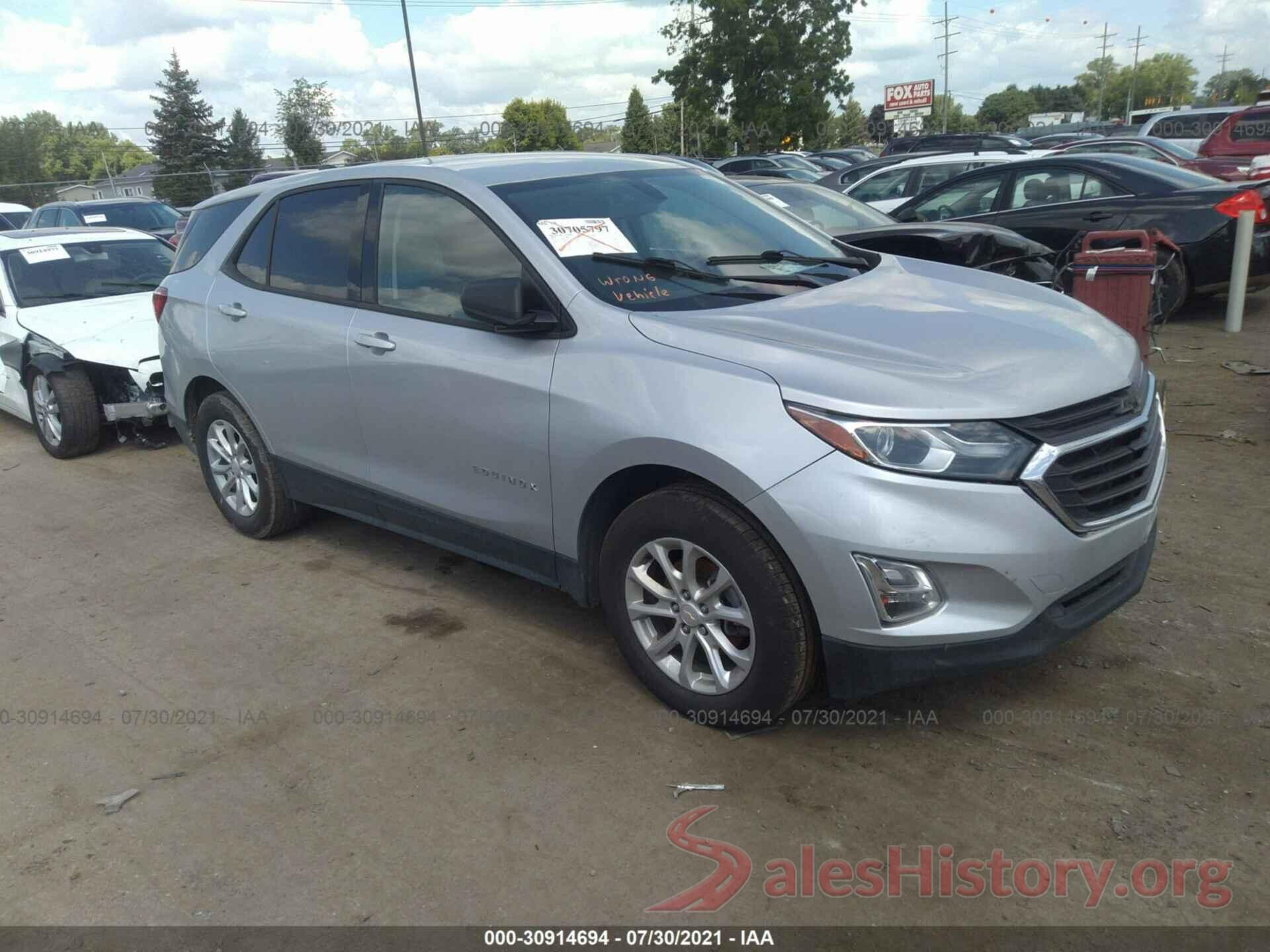 2GNAXREVXJ6309547 2018 CHEVROLET EQUINOX