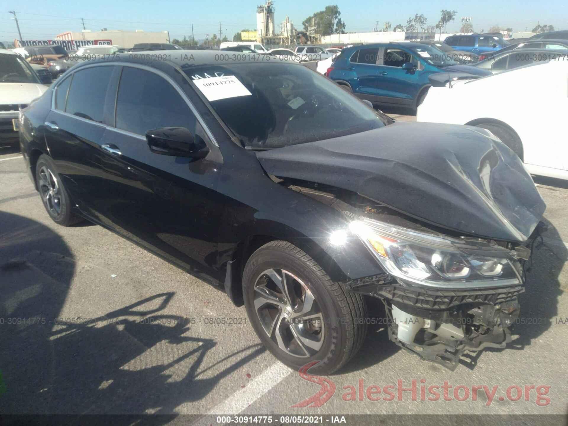 1HGCR2F37GA173164 2016 HONDA ACCORD SEDAN