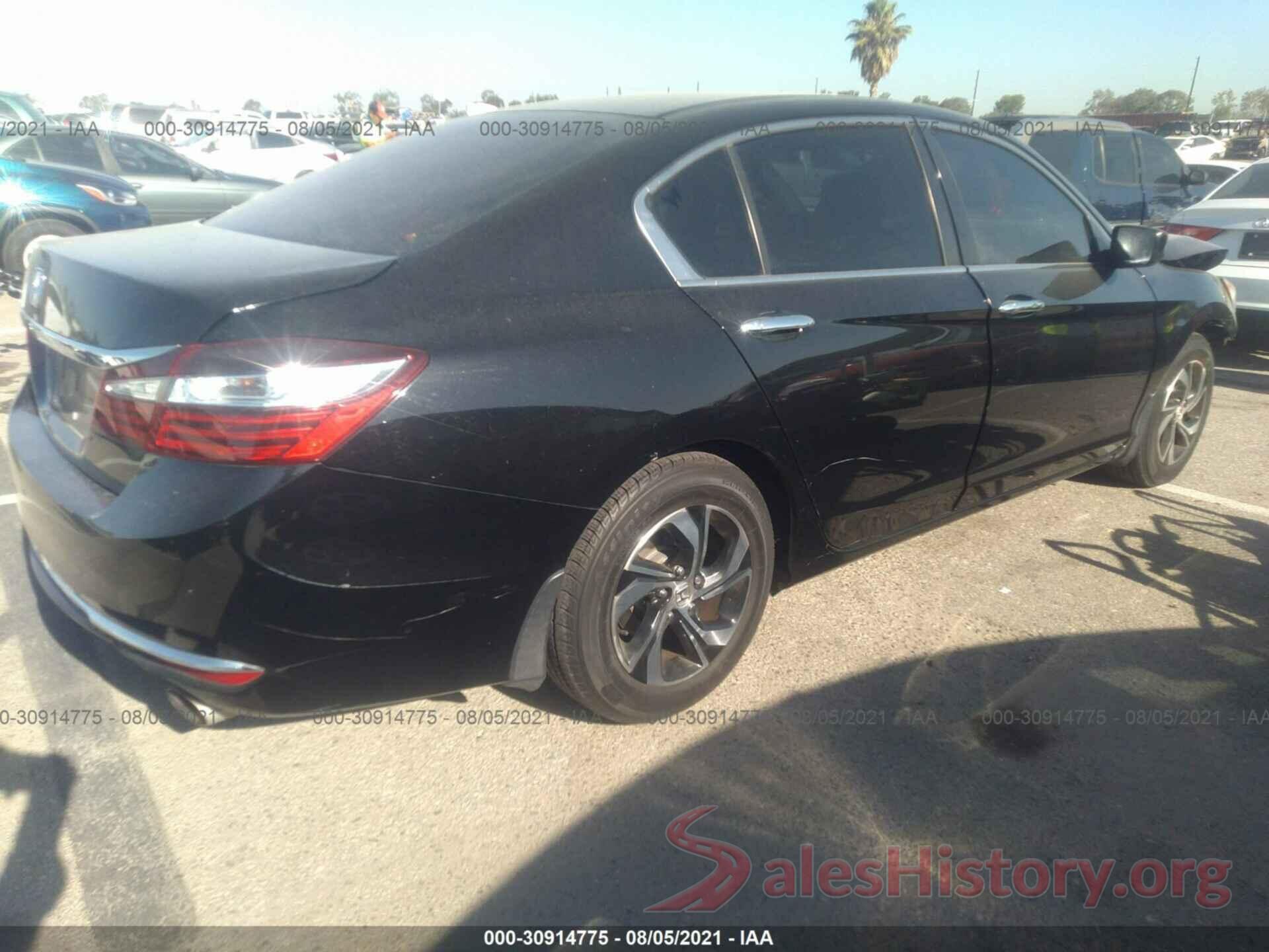 1HGCR2F37GA173164 2016 HONDA ACCORD SEDAN