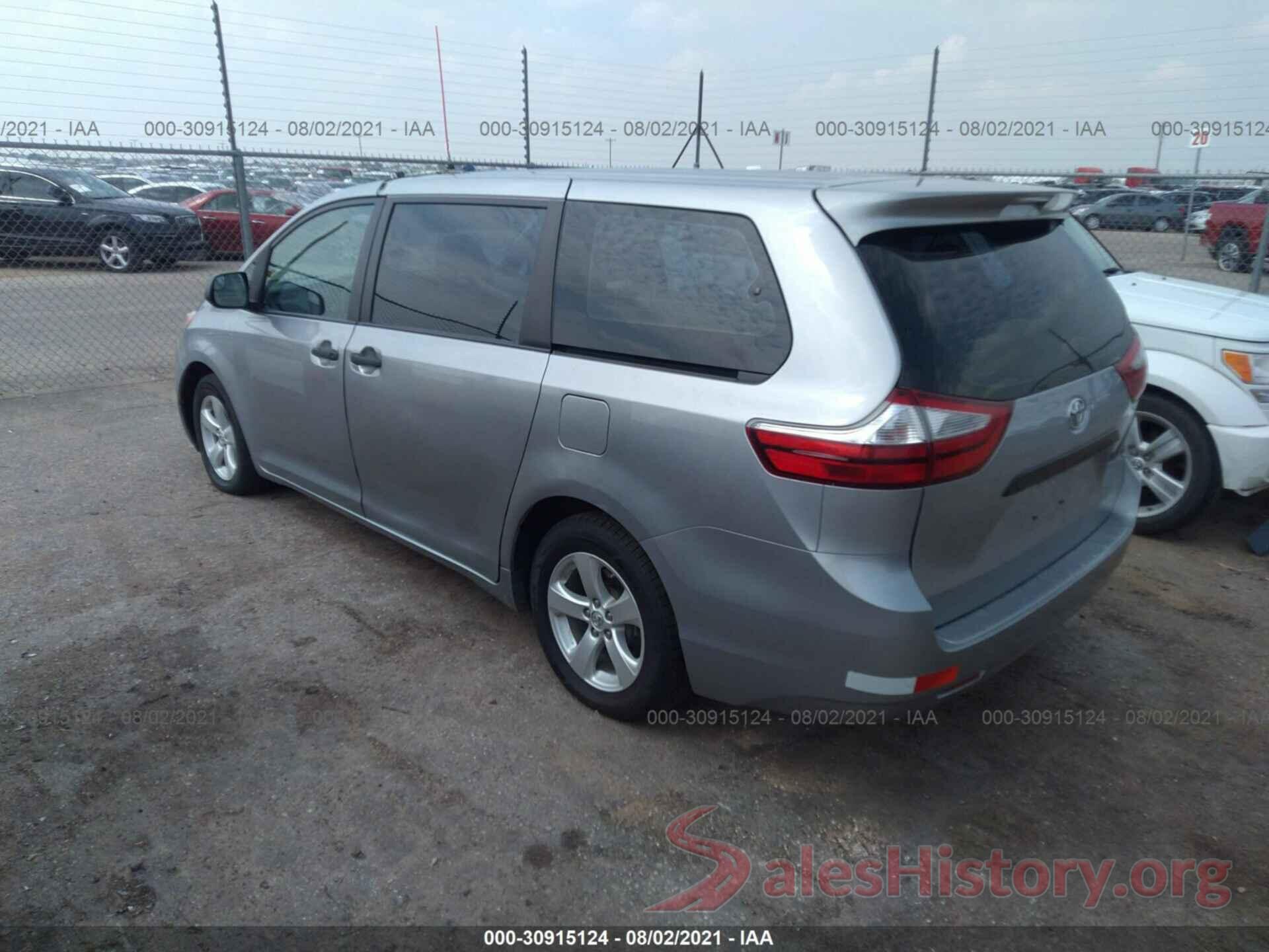 5TDZZ3DC4HS884522 2017 TOYOTA SIENNA