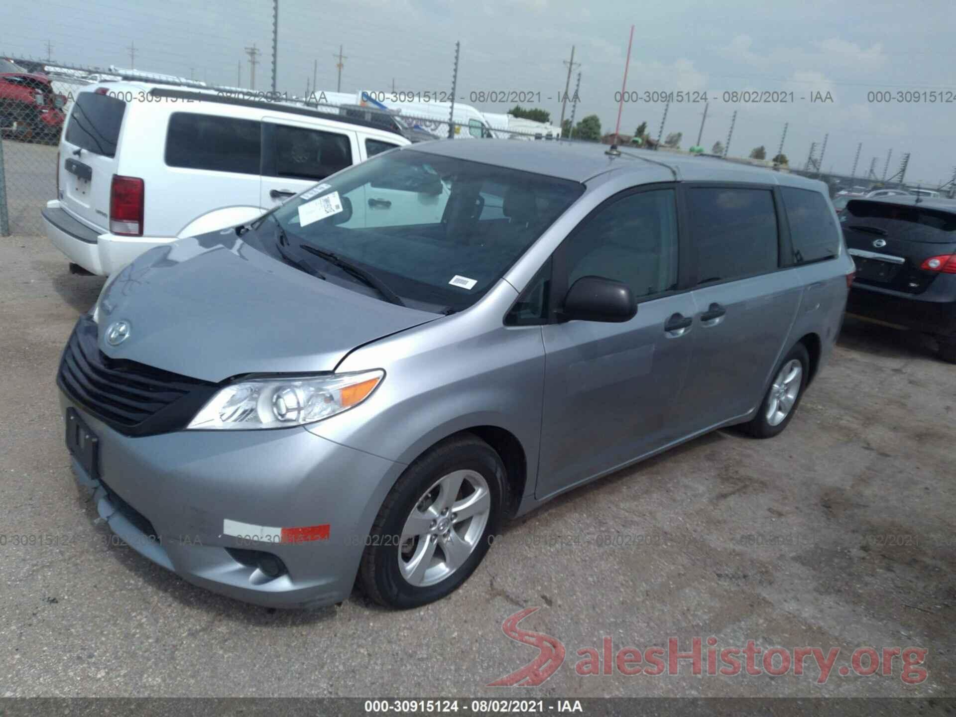 5TDZZ3DC4HS884522 2017 TOYOTA SIENNA