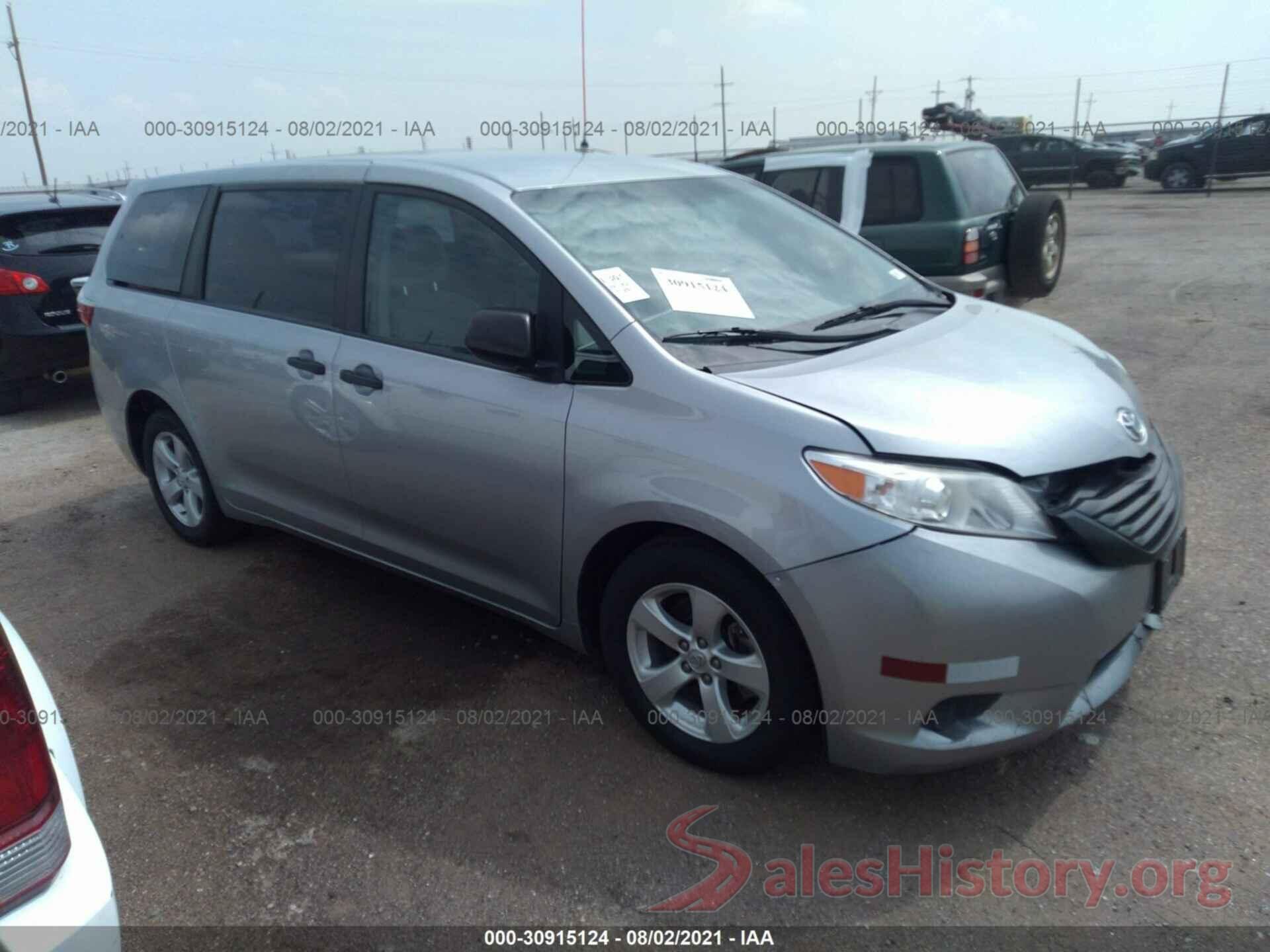 5TDZZ3DC4HS884522 2017 TOYOTA SIENNA