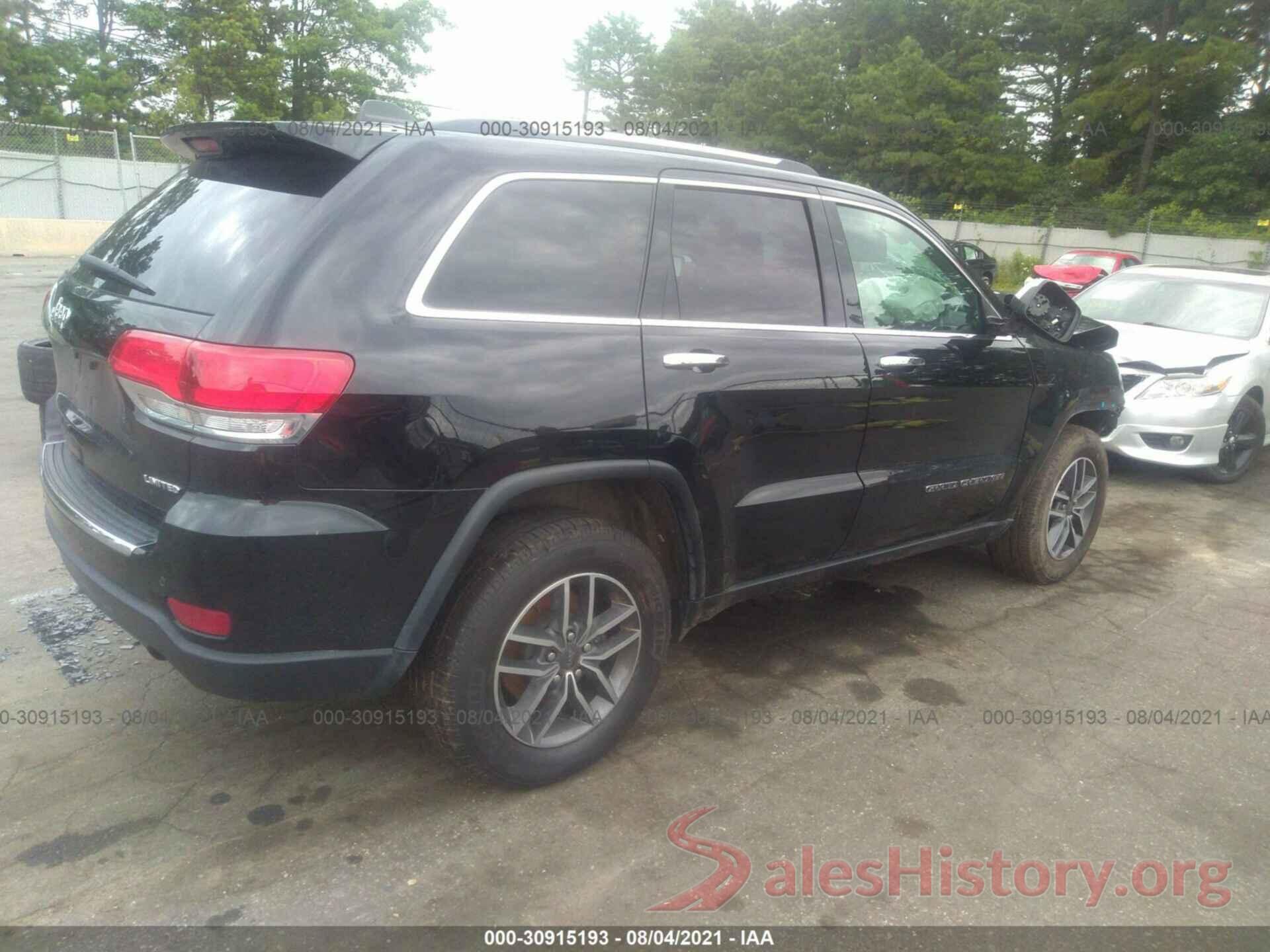 1C4RJFBG4KC665602 2019 JEEP GRAND CHEROKEE