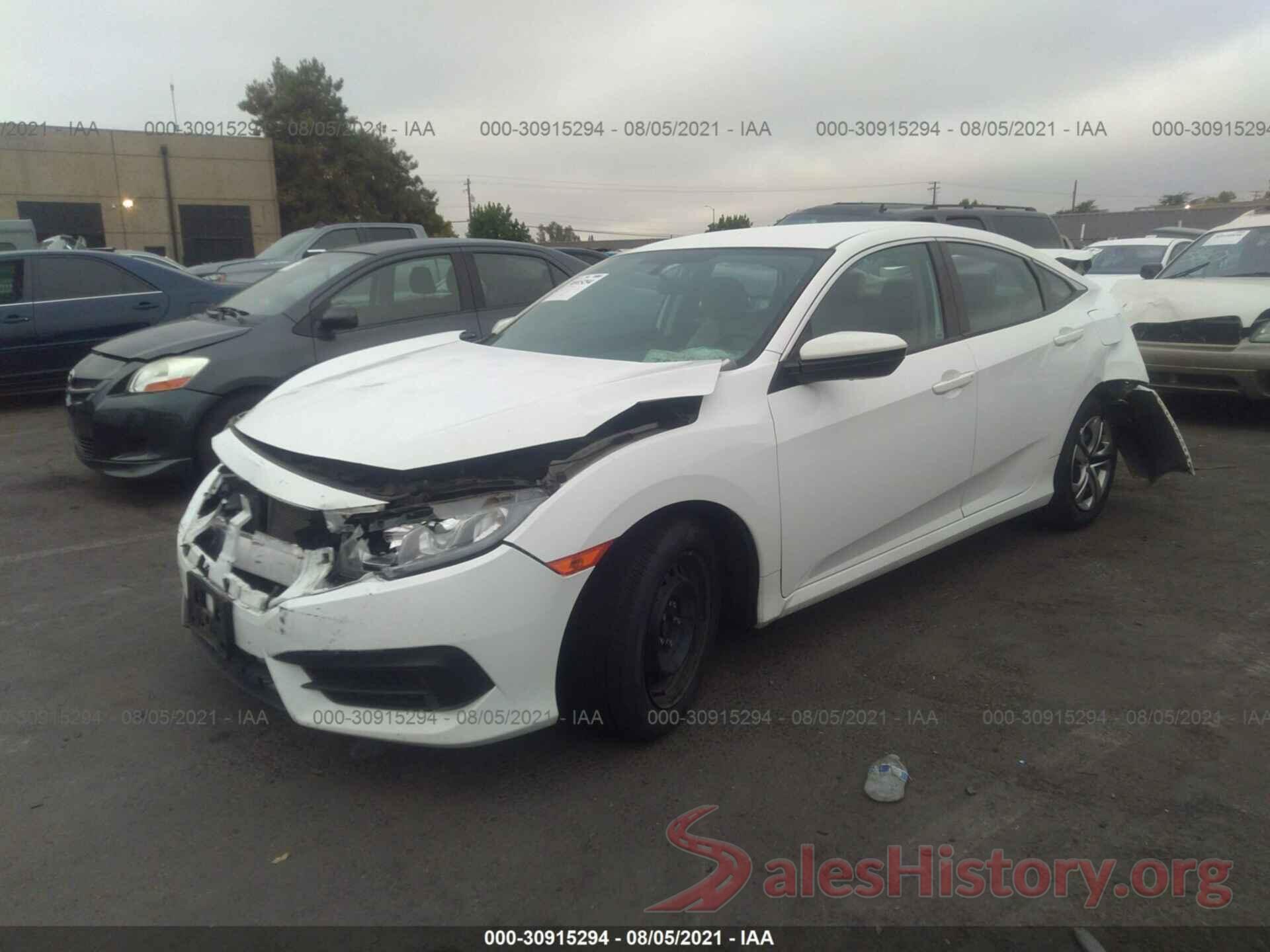 2HGFC2F58GH522172 2016 HONDA CIVIC SEDAN