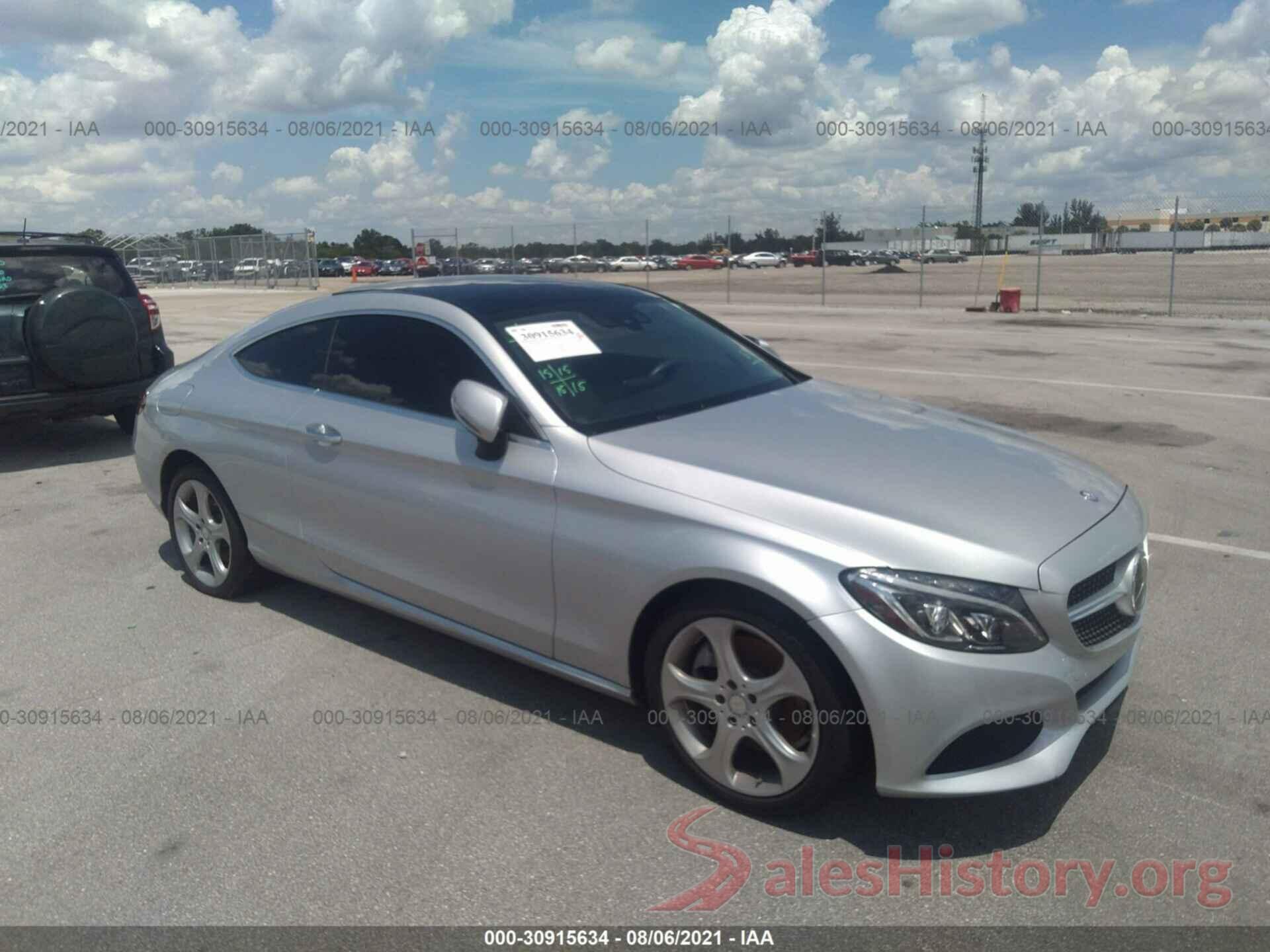 WDDWJ4JB6HF445596 2017 MERCEDES-BENZ C-CLASS