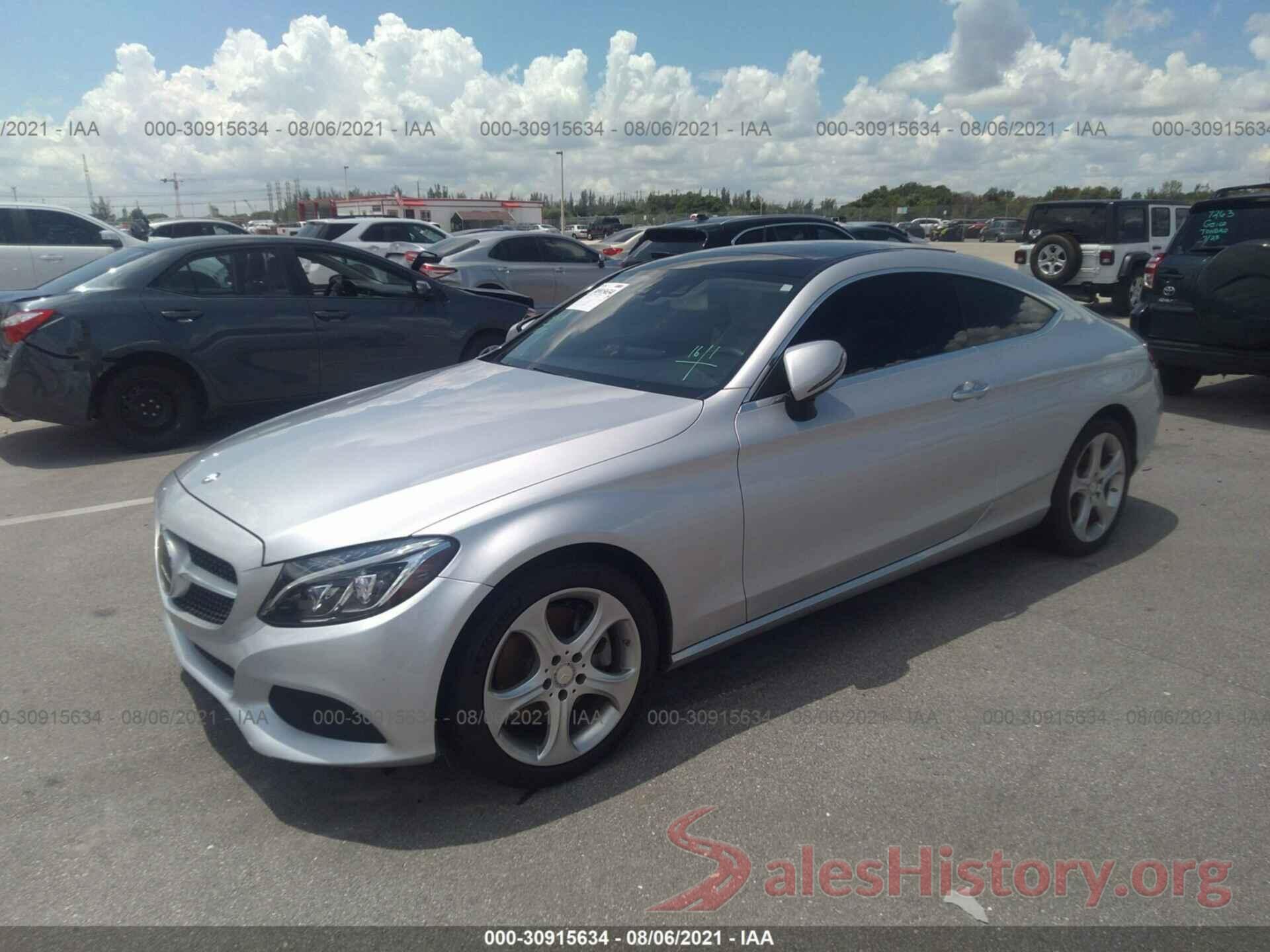 WDDWJ4JB6HF445596 2017 MERCEDES-BENZ C-CLASS