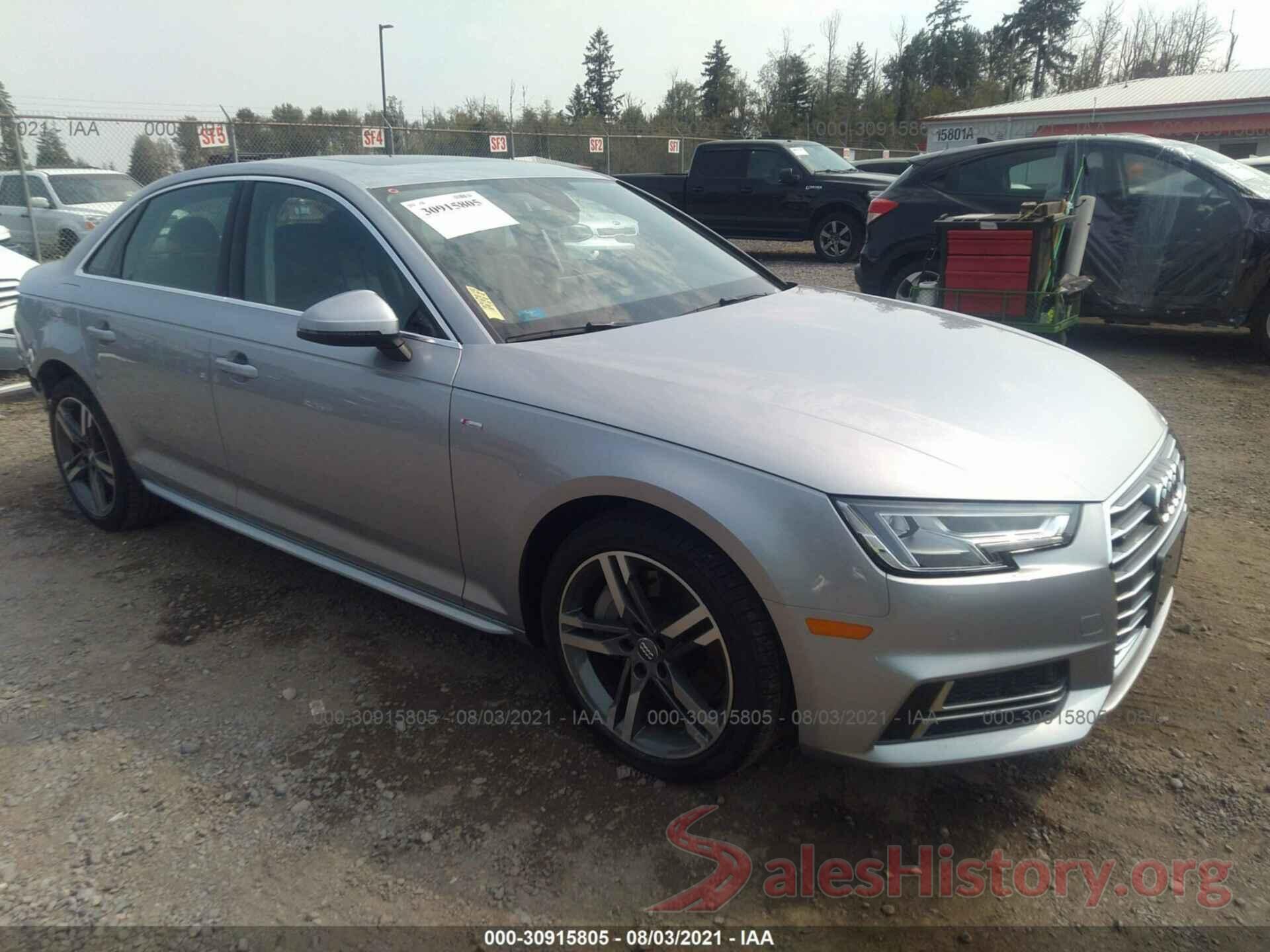 WAUENAF49JA137339 2018 AUDI A4