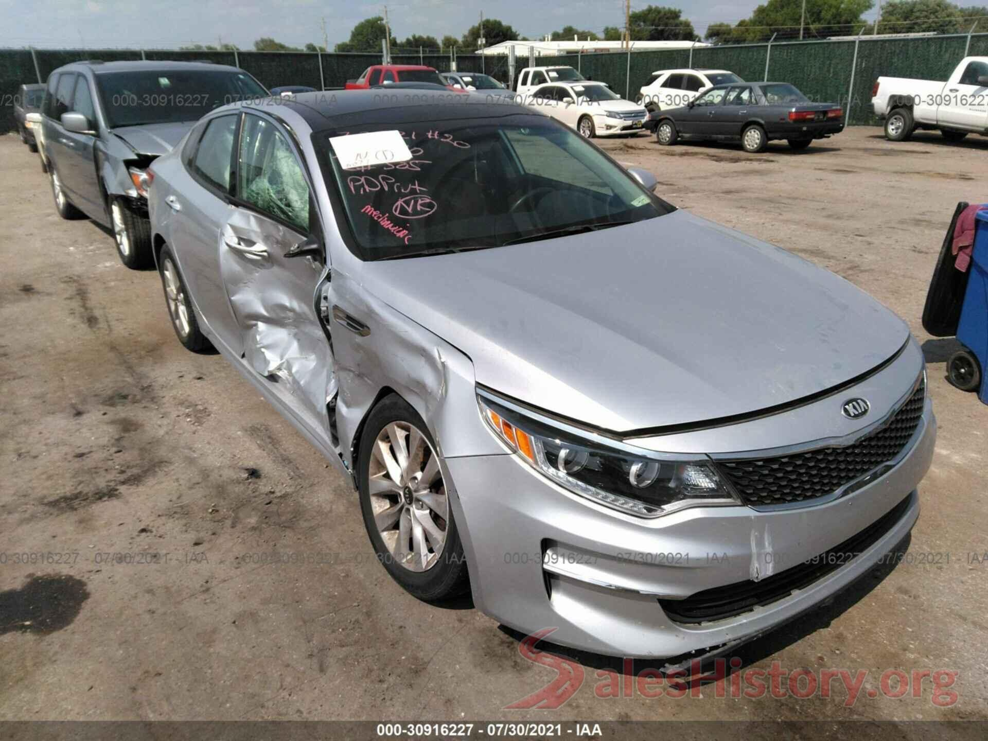 5XXGU4L34GG053468 2016 KIA OPTIMA