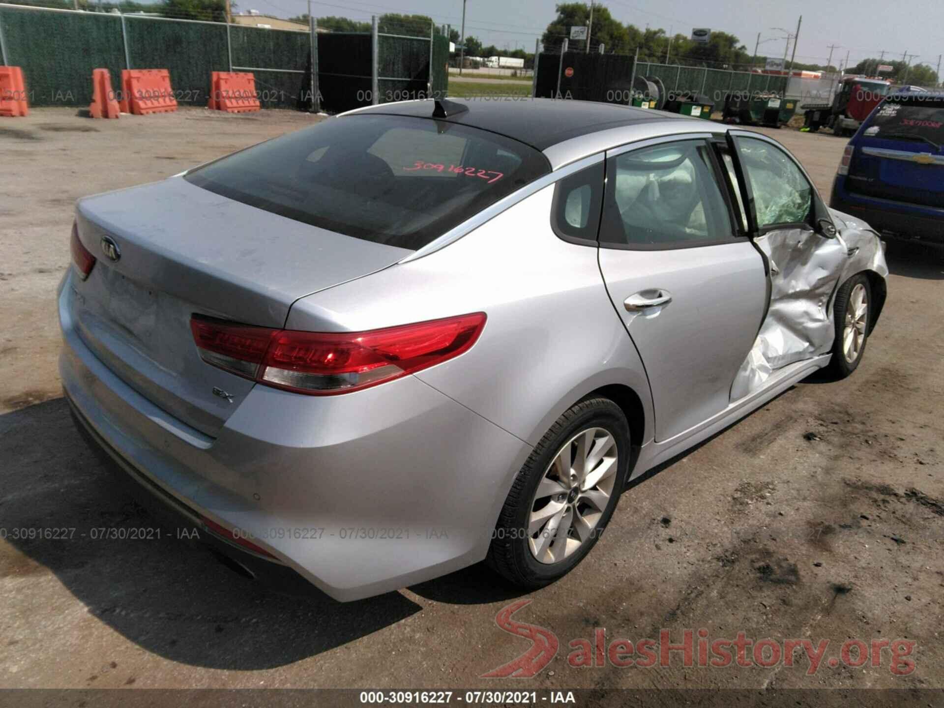 5XXGU4L34GG053468 2016 KIA OPTIMA