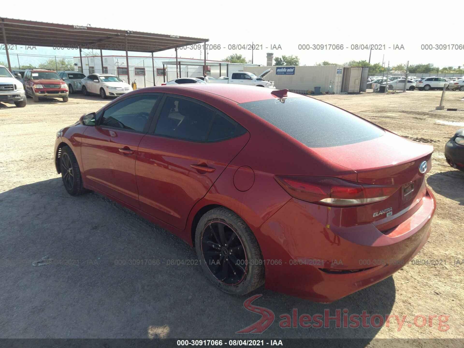 5NPD74LF7HH164476 2017 HYUNDAI ELANTRA