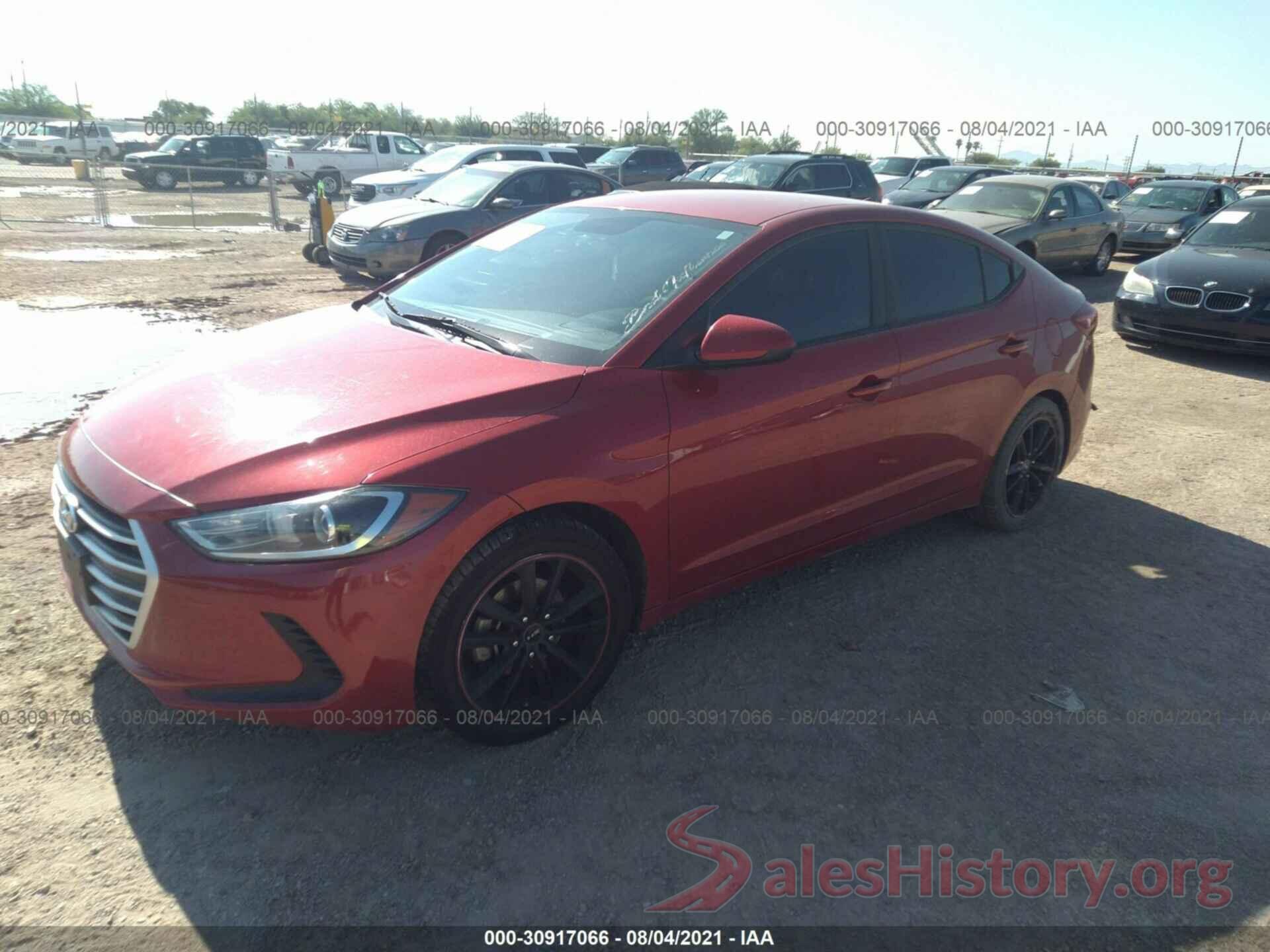 5NPD74LF7HH164476 2017 HYUNDAI ELANTRA