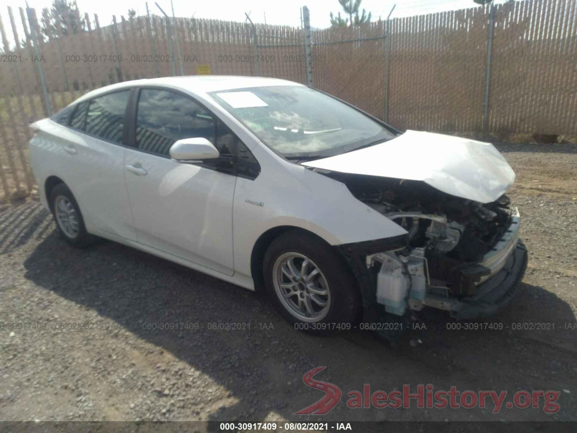 JTDKARFU6G3025627 2016 TOYOTA PRIUS