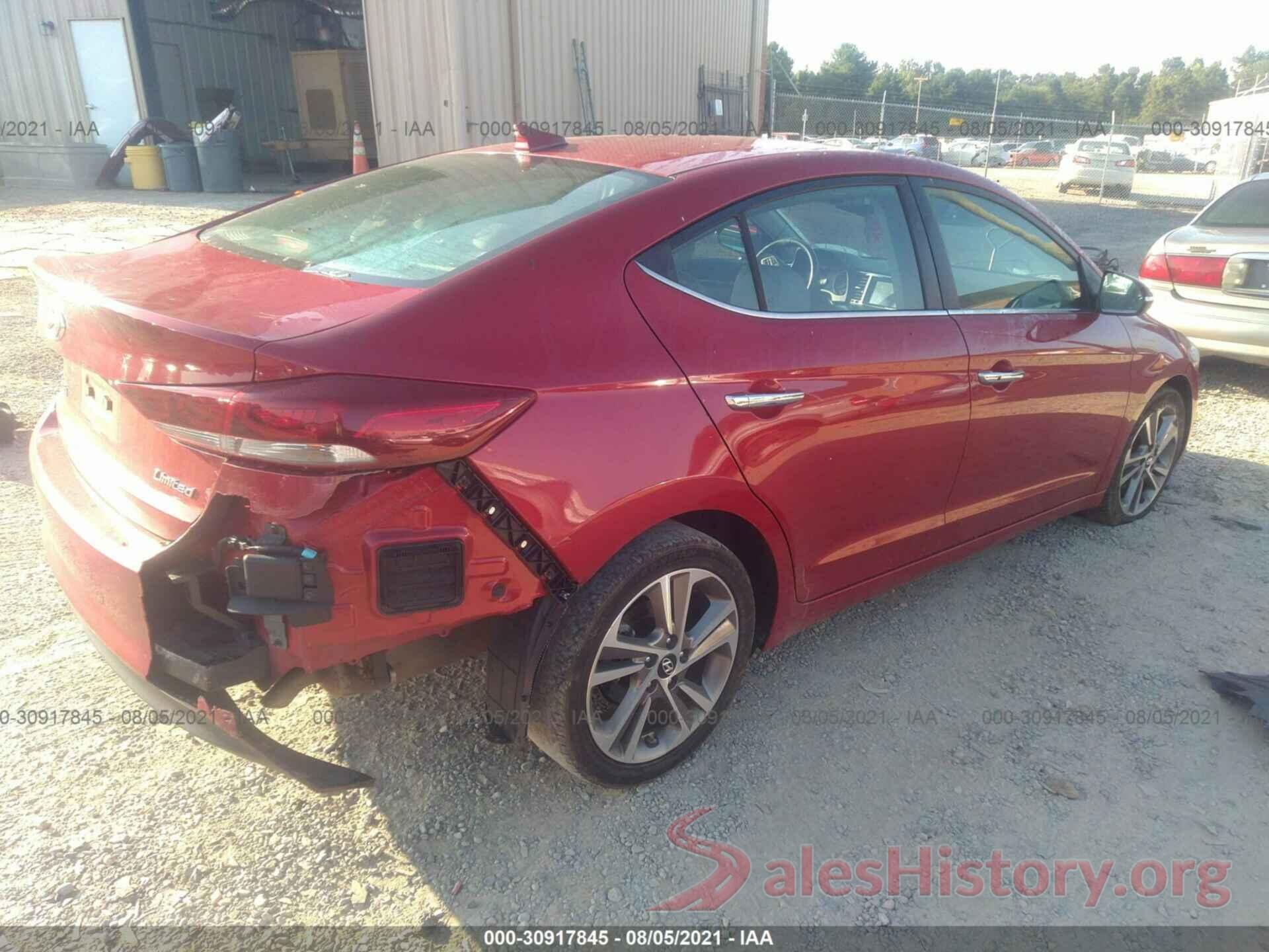 5NPD84LF7HH001145 2017 HYUNDAI ELANTRA