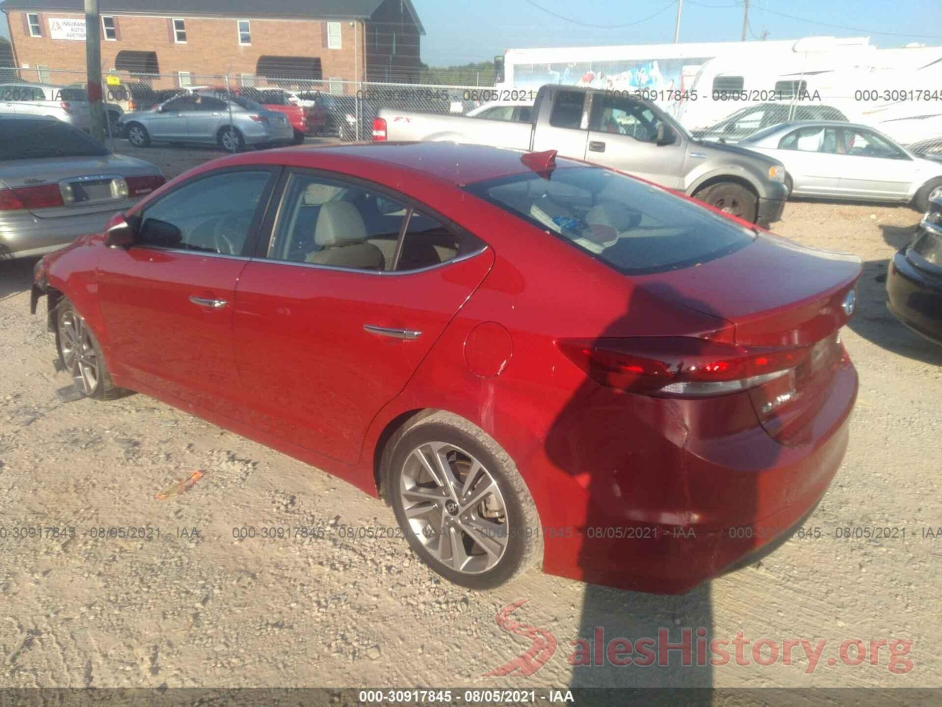 5NPD84LF7HH001145 2017 HYUNDAI ELANTRA