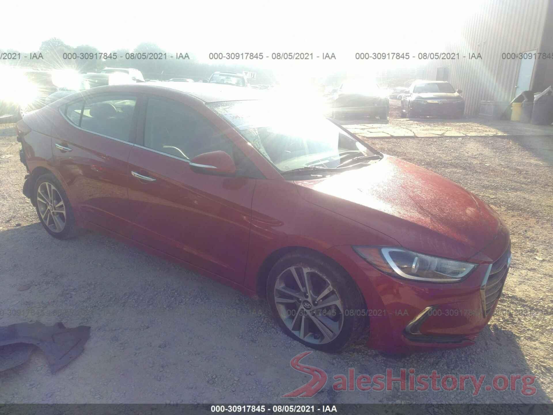 5NPD84LF7HH001145 2017 HYUNDAI ELANTRA