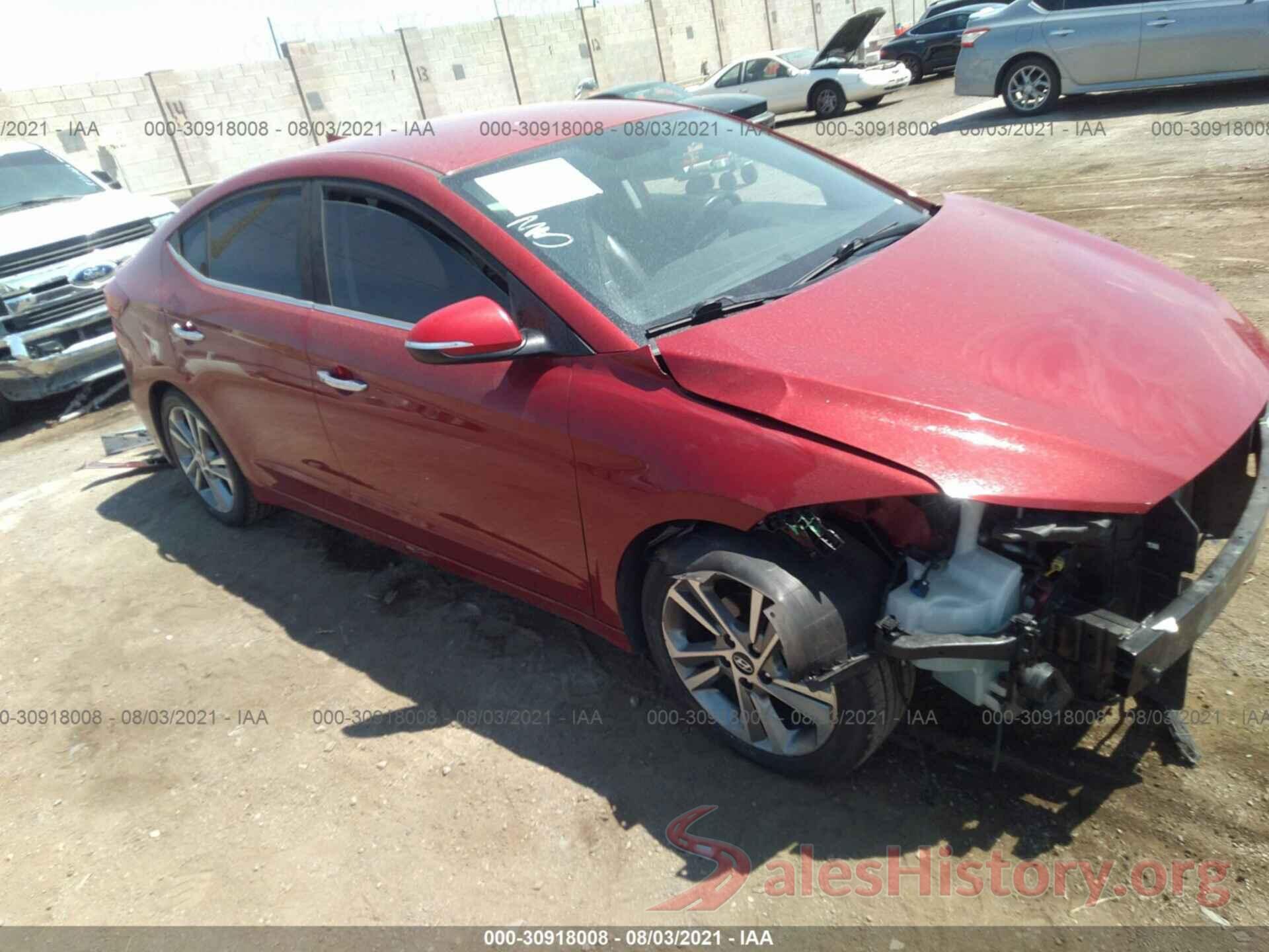 KMHD84LF8HU263399 2017 HYUNDAI ELANTRA