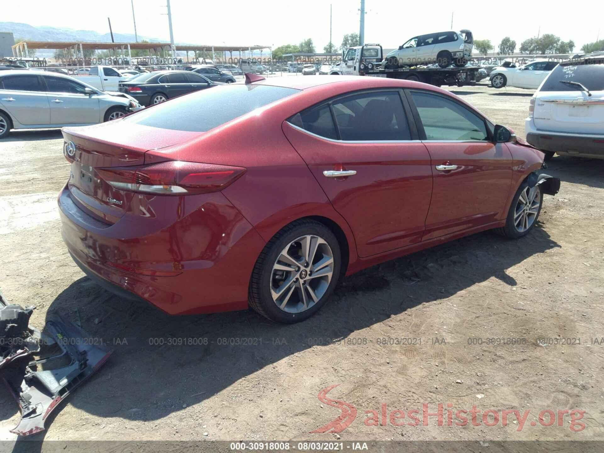 KMHD84LF8HU263399 2017 HYUNDAI ELANTRA