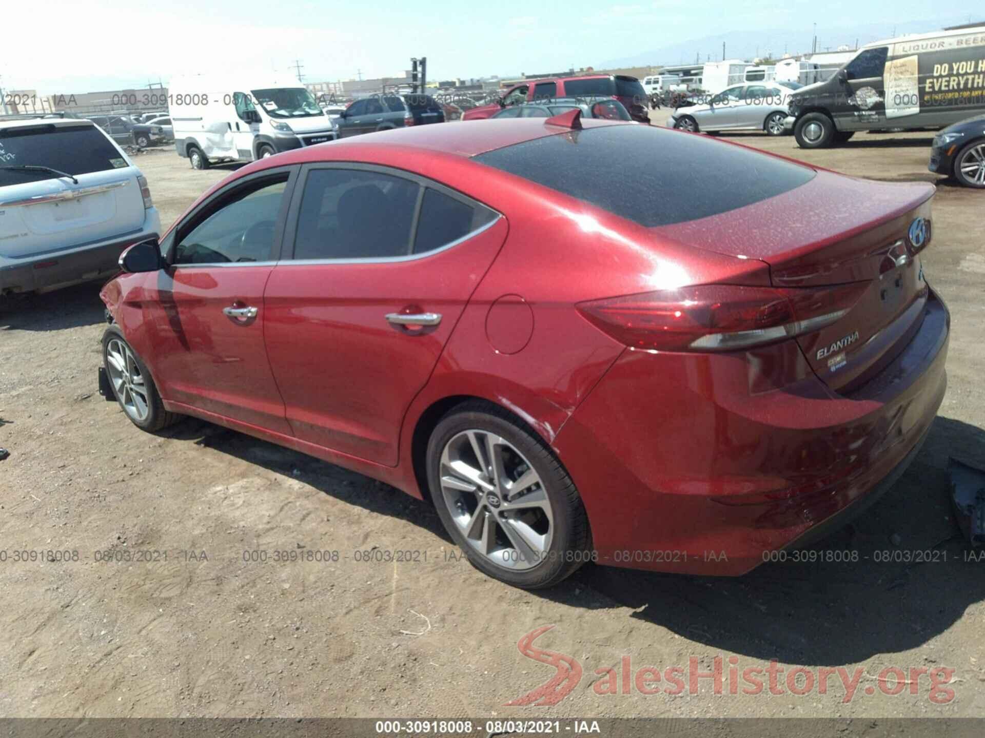 KMHD84LF8HU263399 2017 HYUNDAI ELANTRA