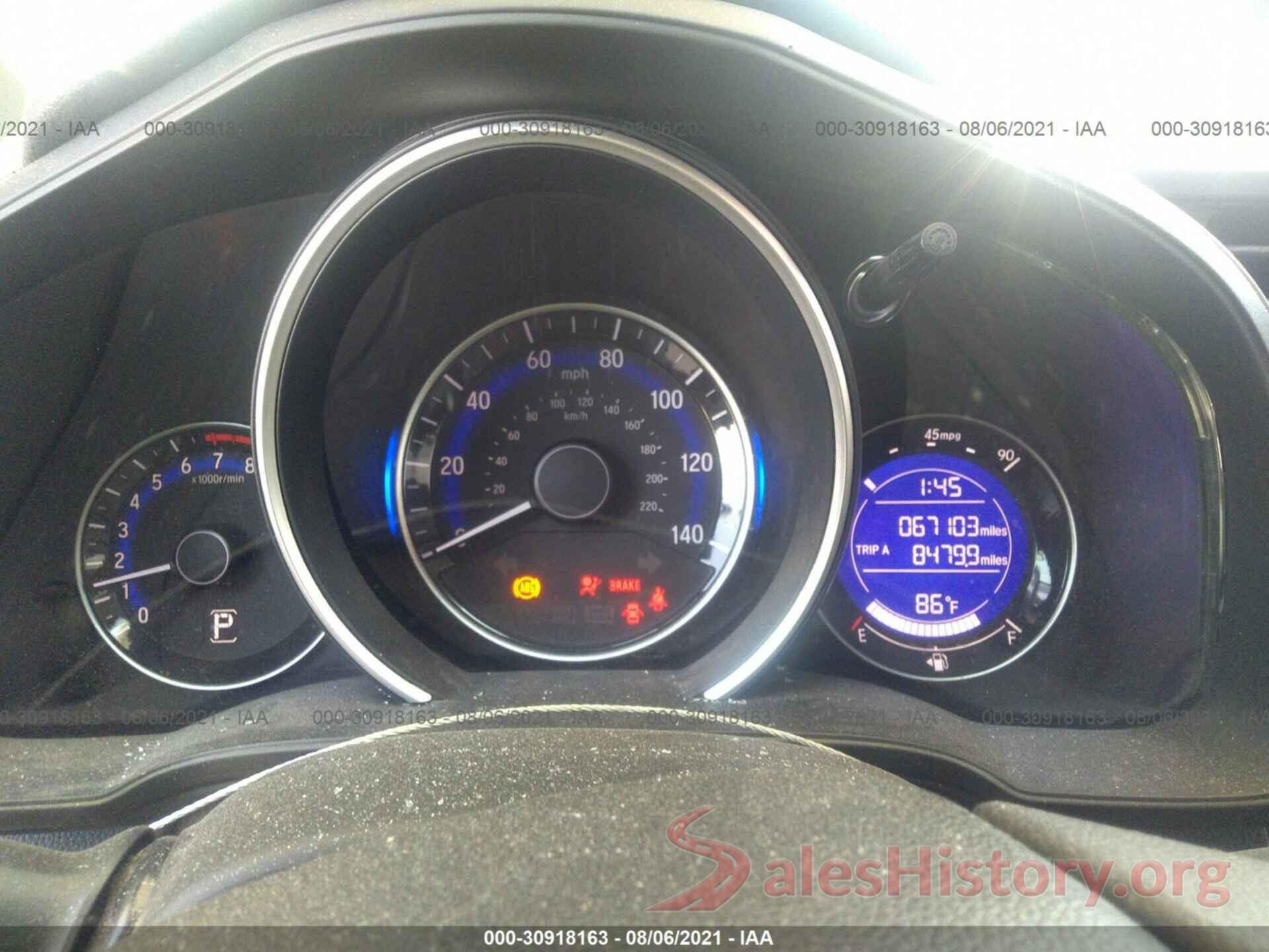 3HGGK5H45KM726693 2019 HONDA FIT