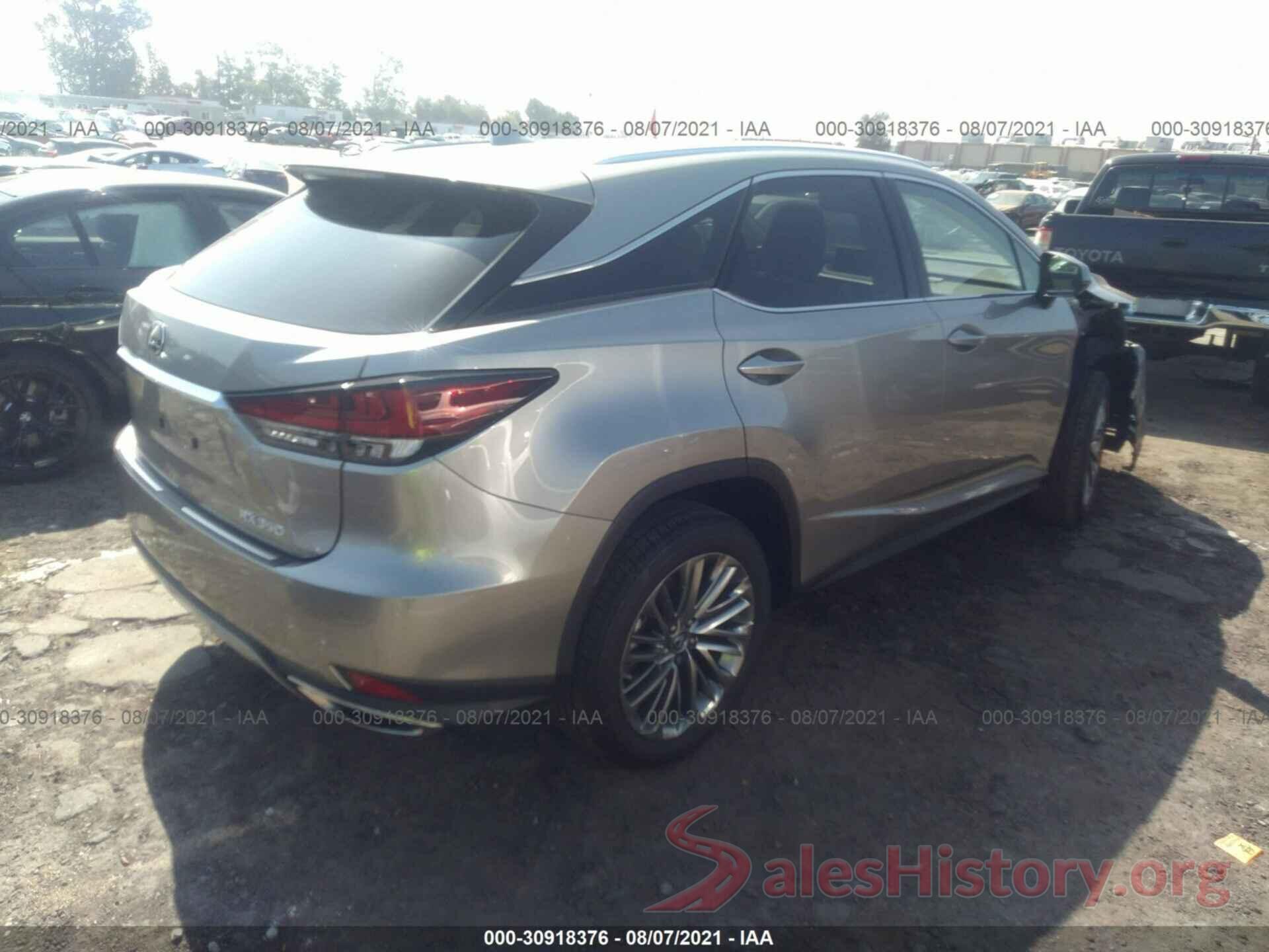 2T2JZMAA2LC165580 2020 LEXUS RX