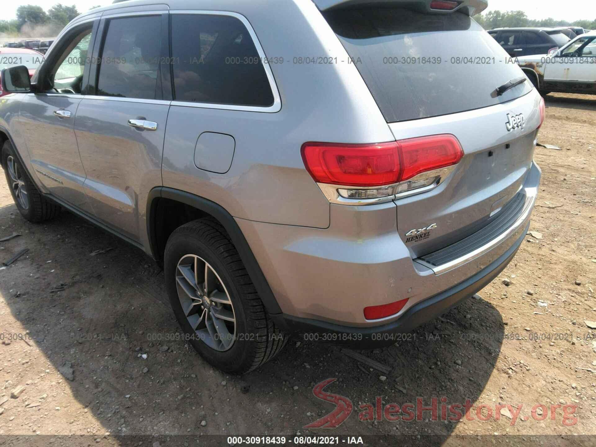 1C4RJFBG6HC697525 2017 JEEP GRAND CHEROKEE