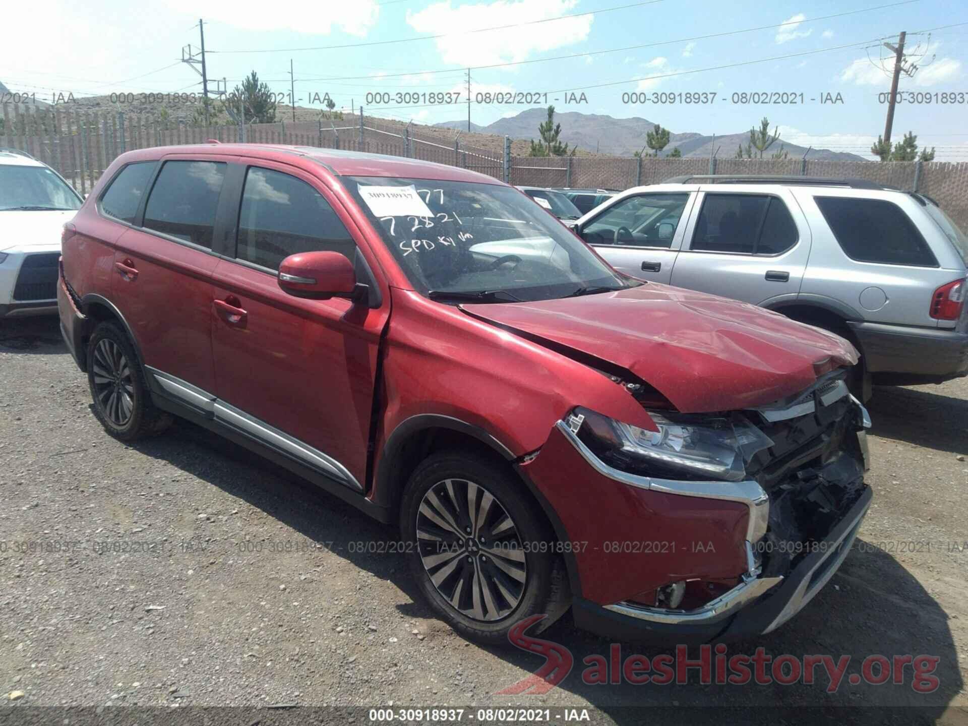 JA4AZ3A31KZ006791 2019 MITSUBISHI OUTLANDER