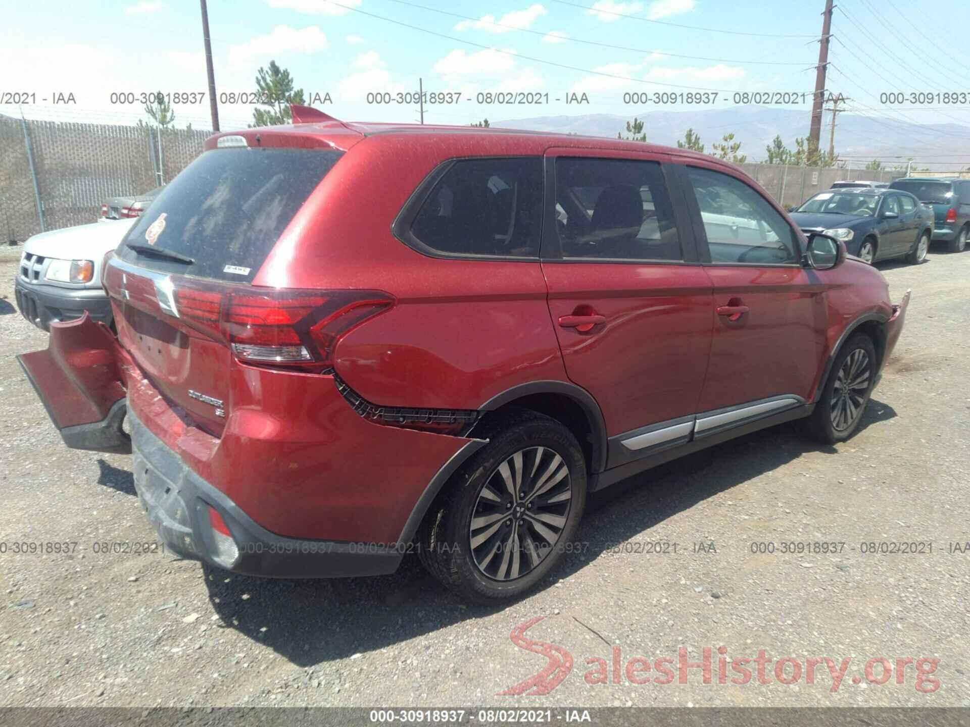 JA4AZ3A31KZ006791 2019 MITSUBISHI OUTLANDER