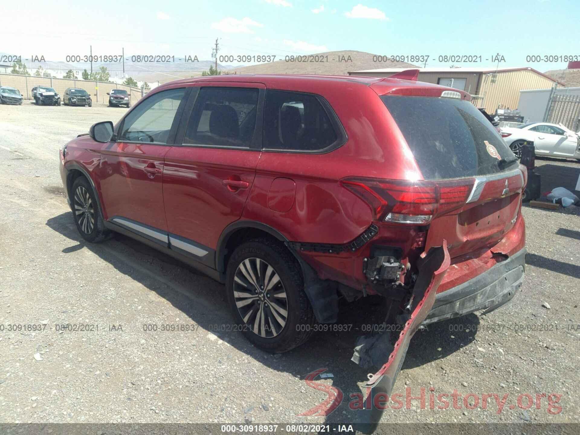 JA4AZ3A31KZ006791 2019 MITSUBISHI OUTLANDER