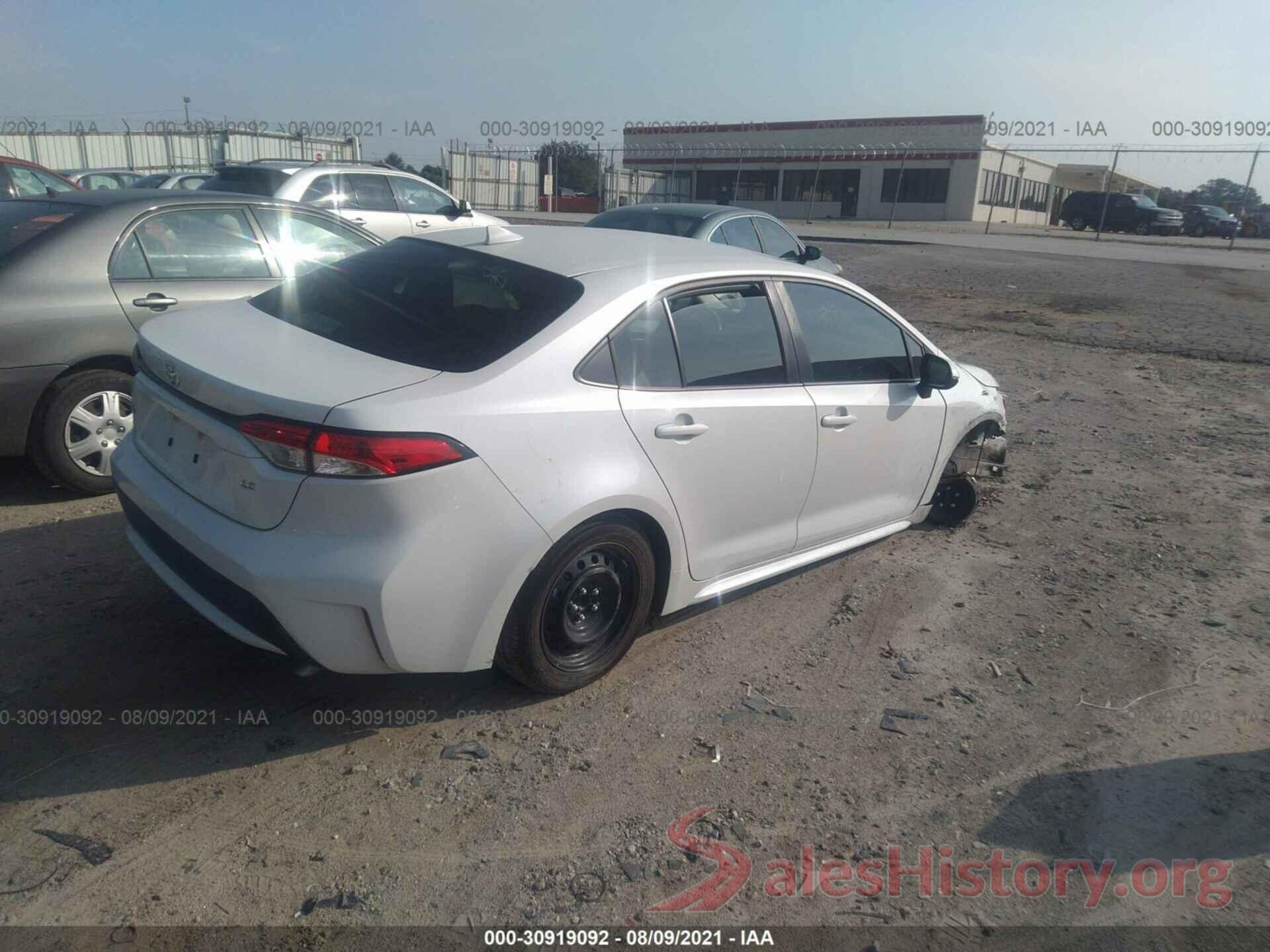 JTDEPRAE0LJ063405 2020 TOYOTA COROLLA