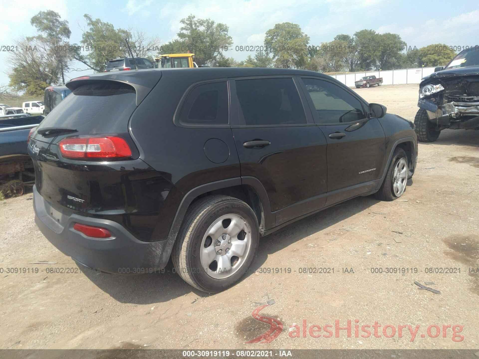 1C4PJLAB5GW237975 2016 JEEP CHEROKEE