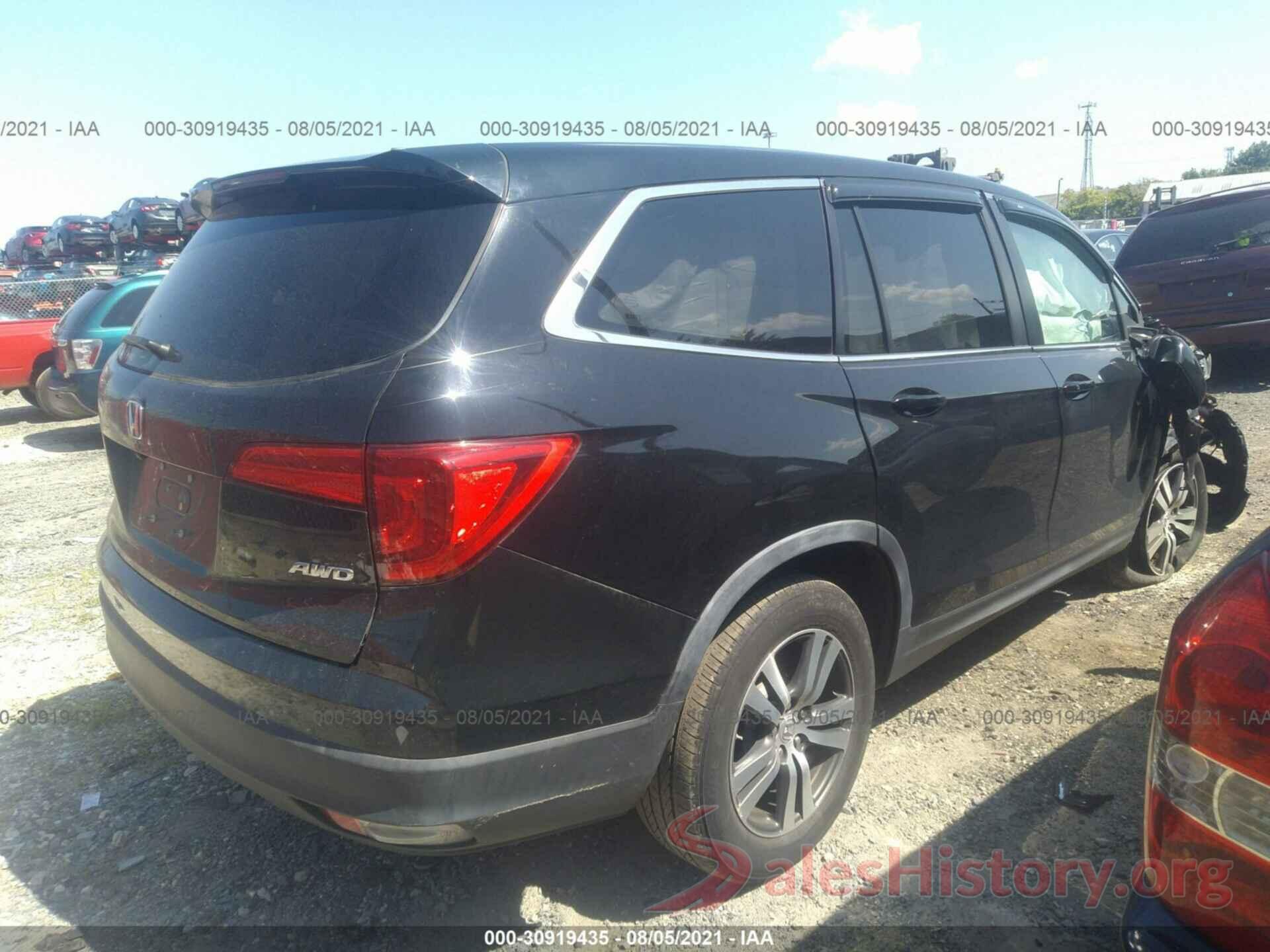 5FNYF6H55HB026868 2017 HONDA PILOT