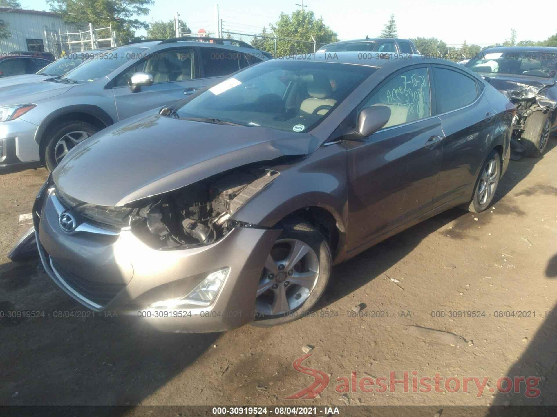 5NPDH4AE0GH675338 2016 HYUNDAI ELANTRA